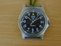 CWC W10 BRITISH ARMY SERVICE WATCH NATO MARKS DATE 1997