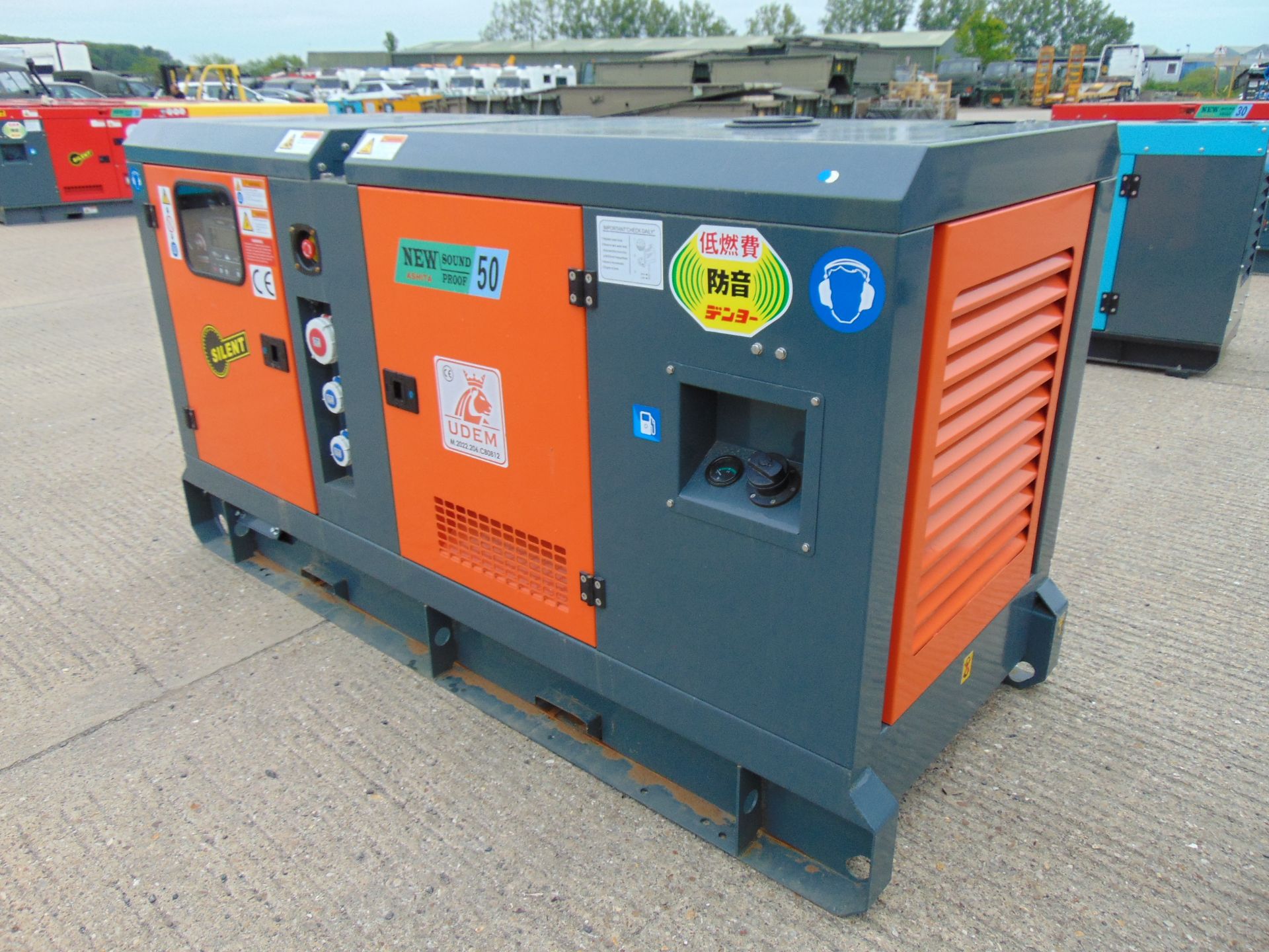 2023 UNISSUED 50 KVA 3 Phase Silent Diesel Generator Set - Image 6 of 17