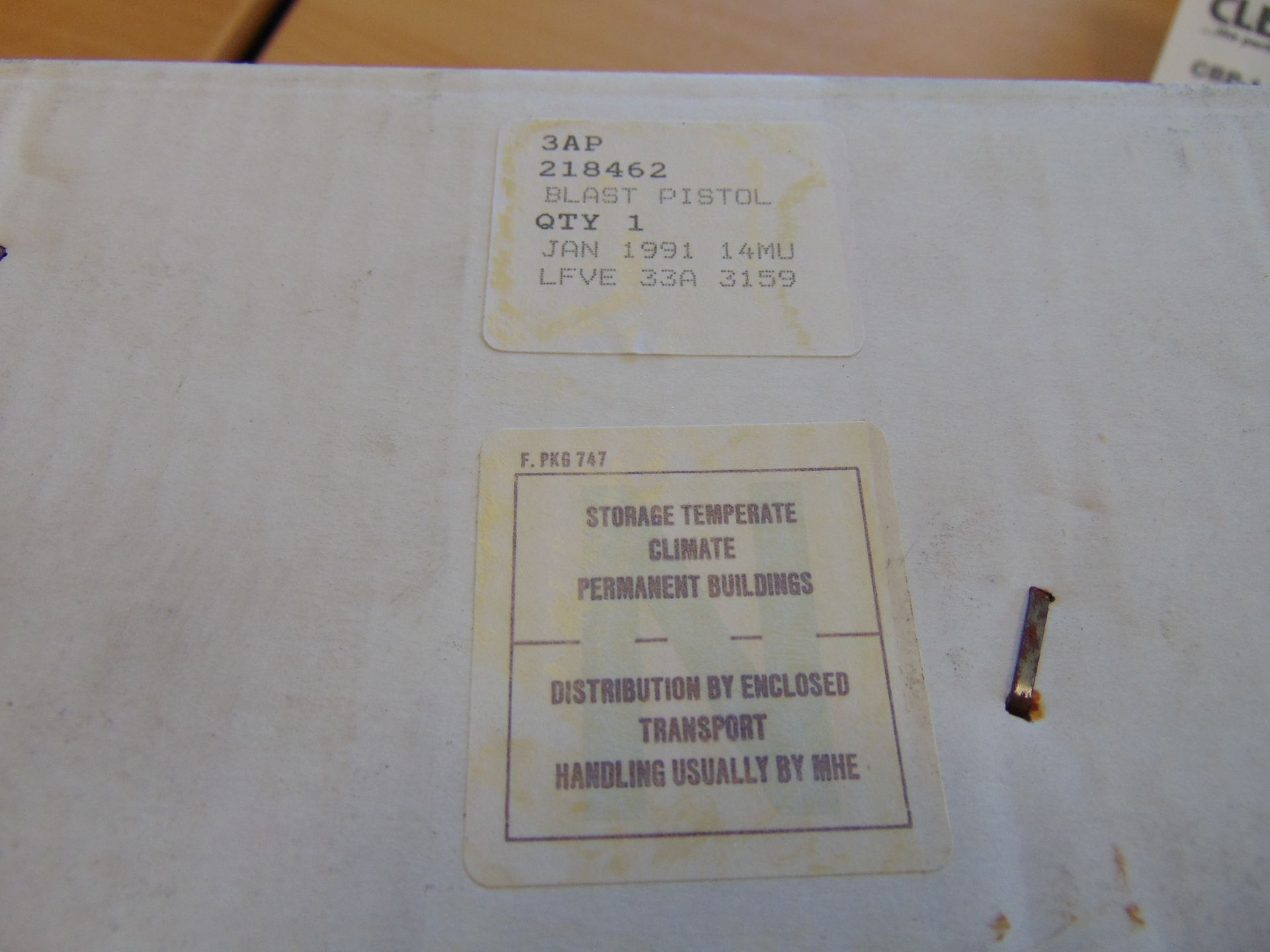 New and Unissued CLEMCO CBP-1 Blast Cleaning Pistol in Original Packing c/w Instructions - Image 8 of 10