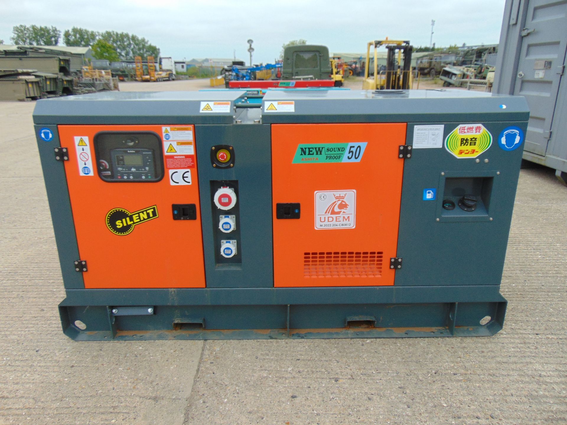 2023 UNISSUED 50 KVA 3 Phase Silent Diesel Generator Set