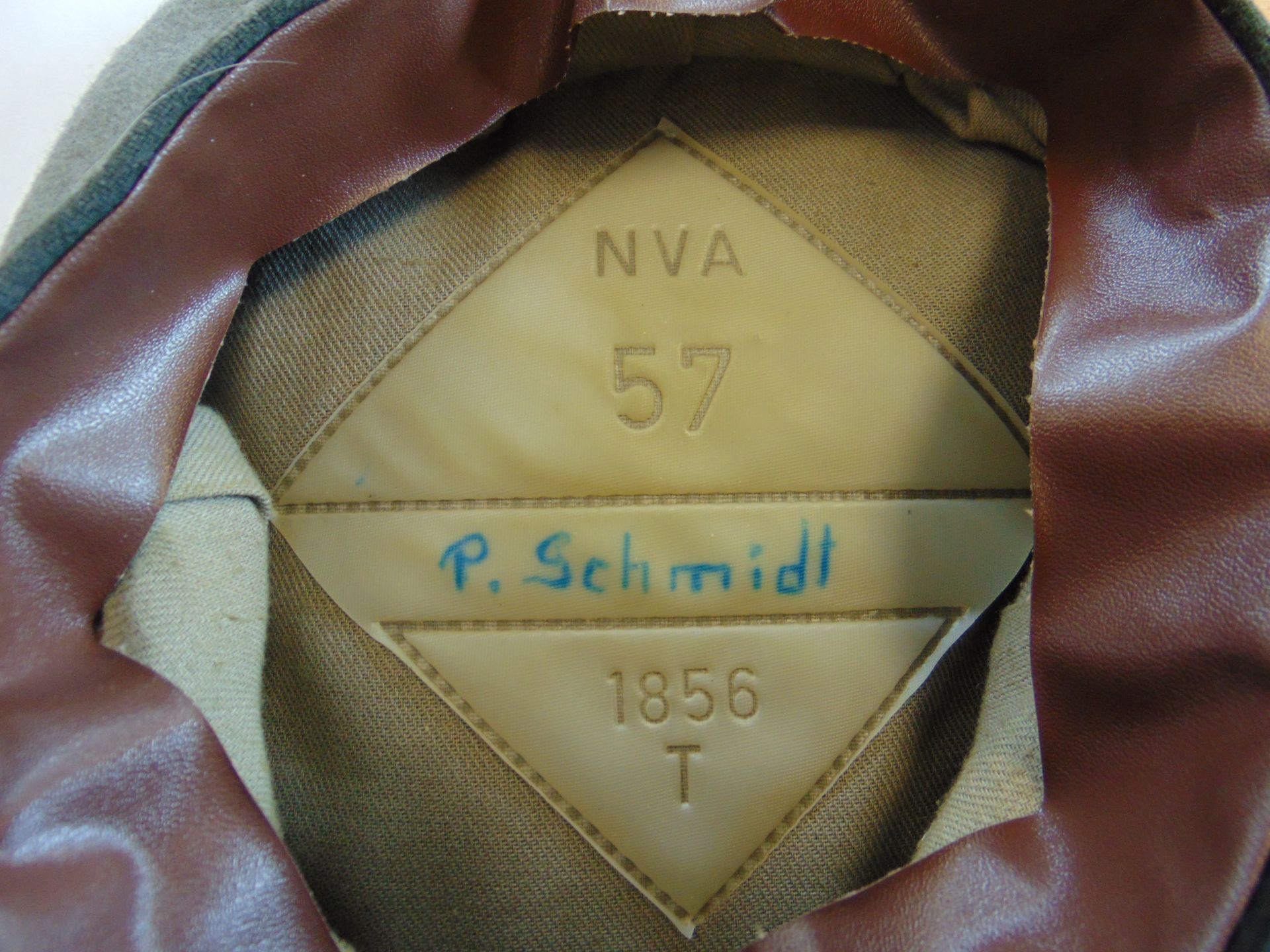 Original East German NVA Cap c/w badge with Name - Image 5 of 5