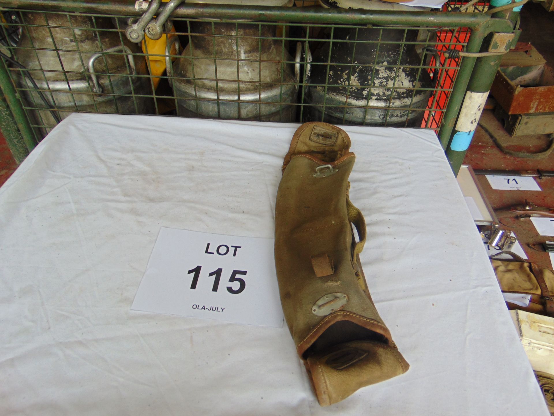 Original GERMAN WW2 MG13 Canvas Ammo Pouch - Image 3 of 4