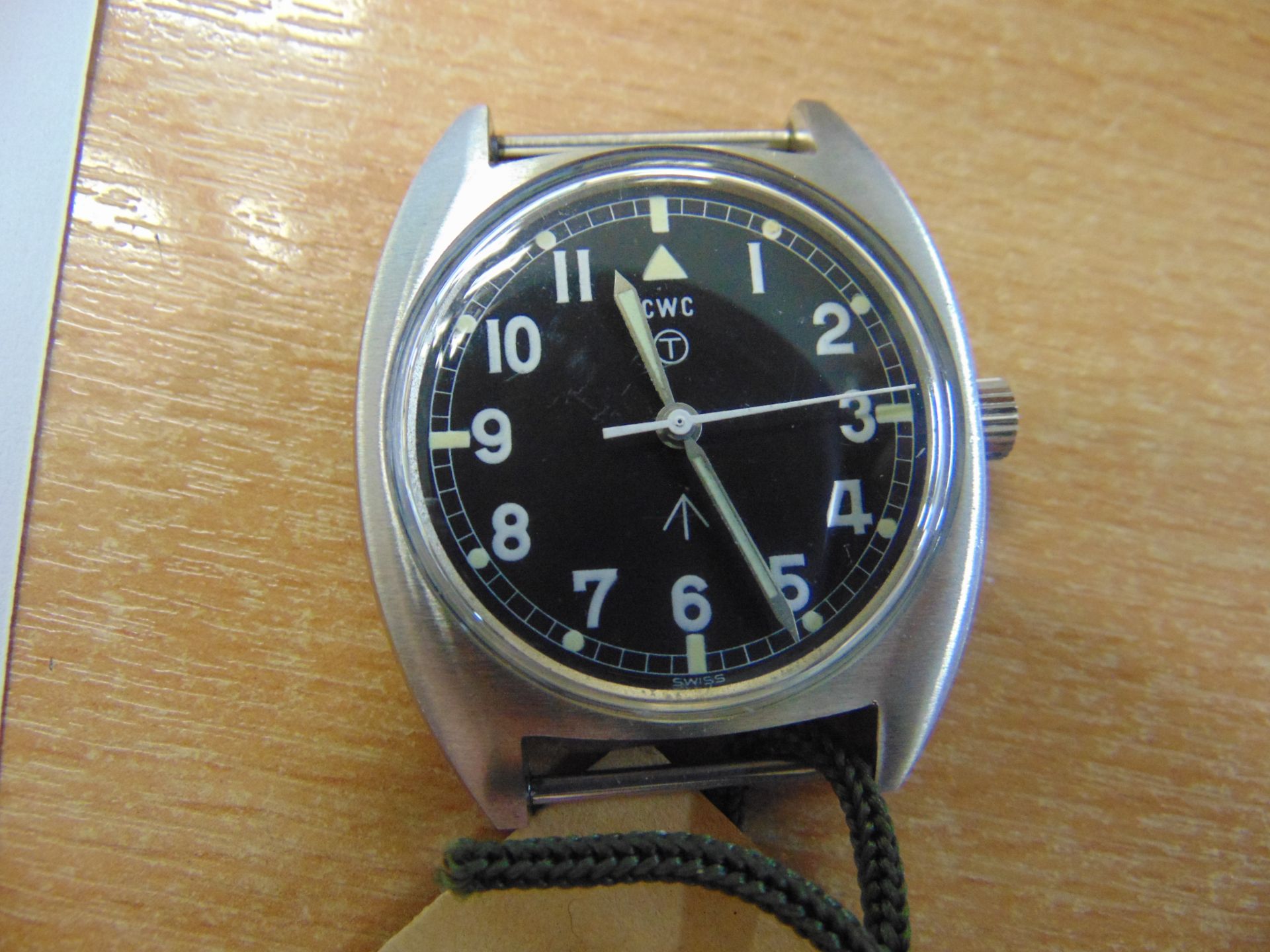 V.V. RARE UNISSUED CWC MECHANICAL W10 BRITISH ARMY SERVICE WATCH NATO MARKINGS DATE 1980 - Image 3 of 5