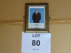 NICE SIGNED PICTURE OF TERRY WOGAN IN FRAME