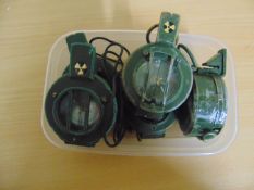 5X STANLEY AND FRANCIS BAKER PRISMATIC COMPASS BRITISH ARMY ISSUE
