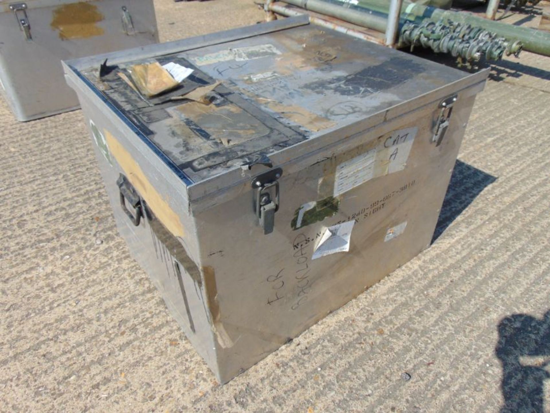 Large Aluminium Storage Box 0.72m x 0.59m x 0.52m