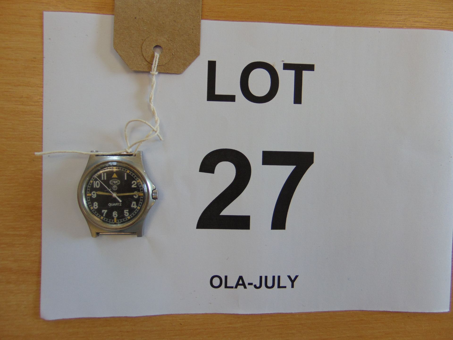 CWC British Army W10 Service Watch Water Proof to 5ATM Nato marks, Date 2006, * SNo 0562 * - Image 3 of 3