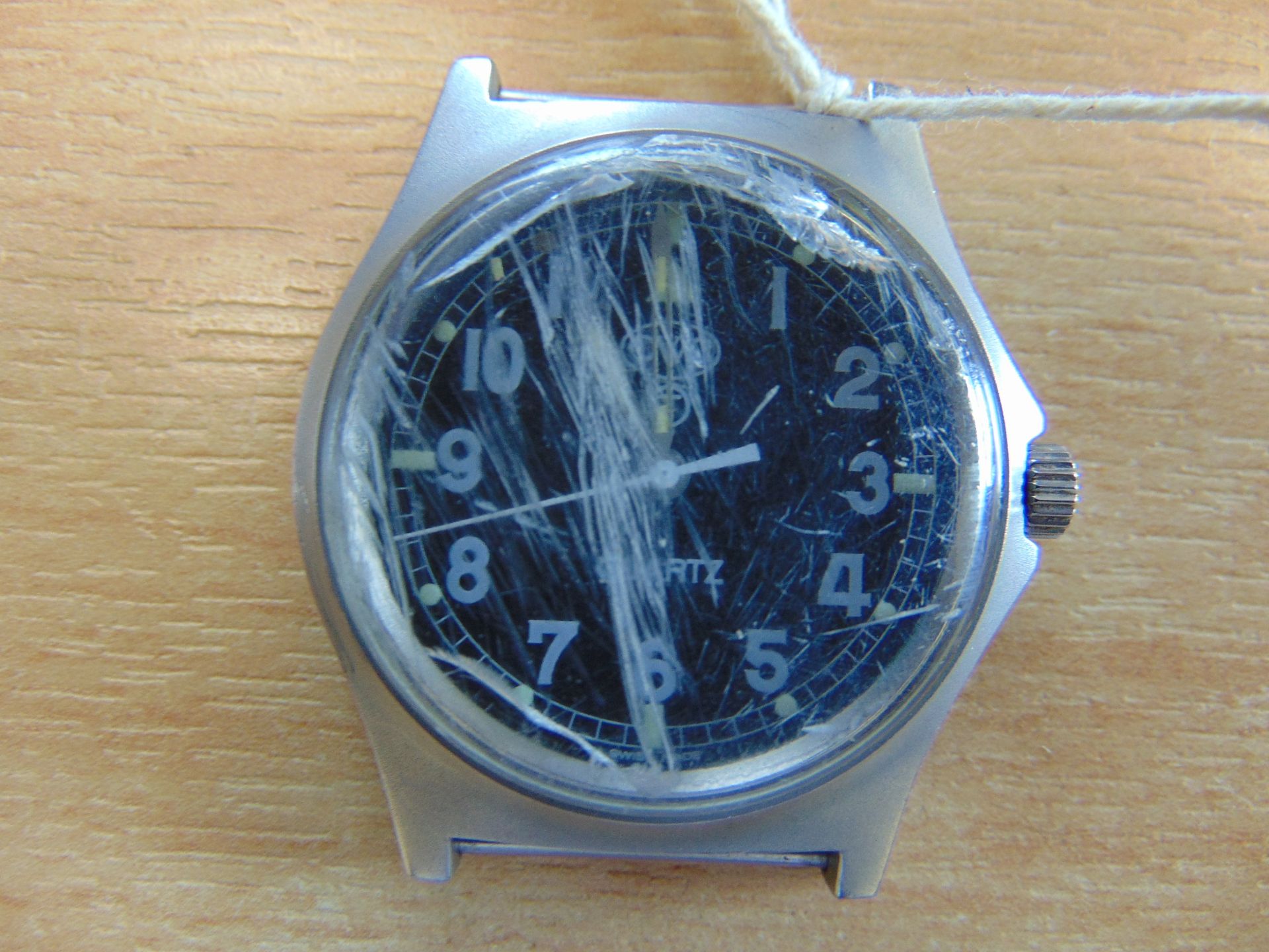 Rare CWC 0552 Royal Marines issue service Watch Nato Marks, Date 1990, * Gulf War 1 * Glass Scratted