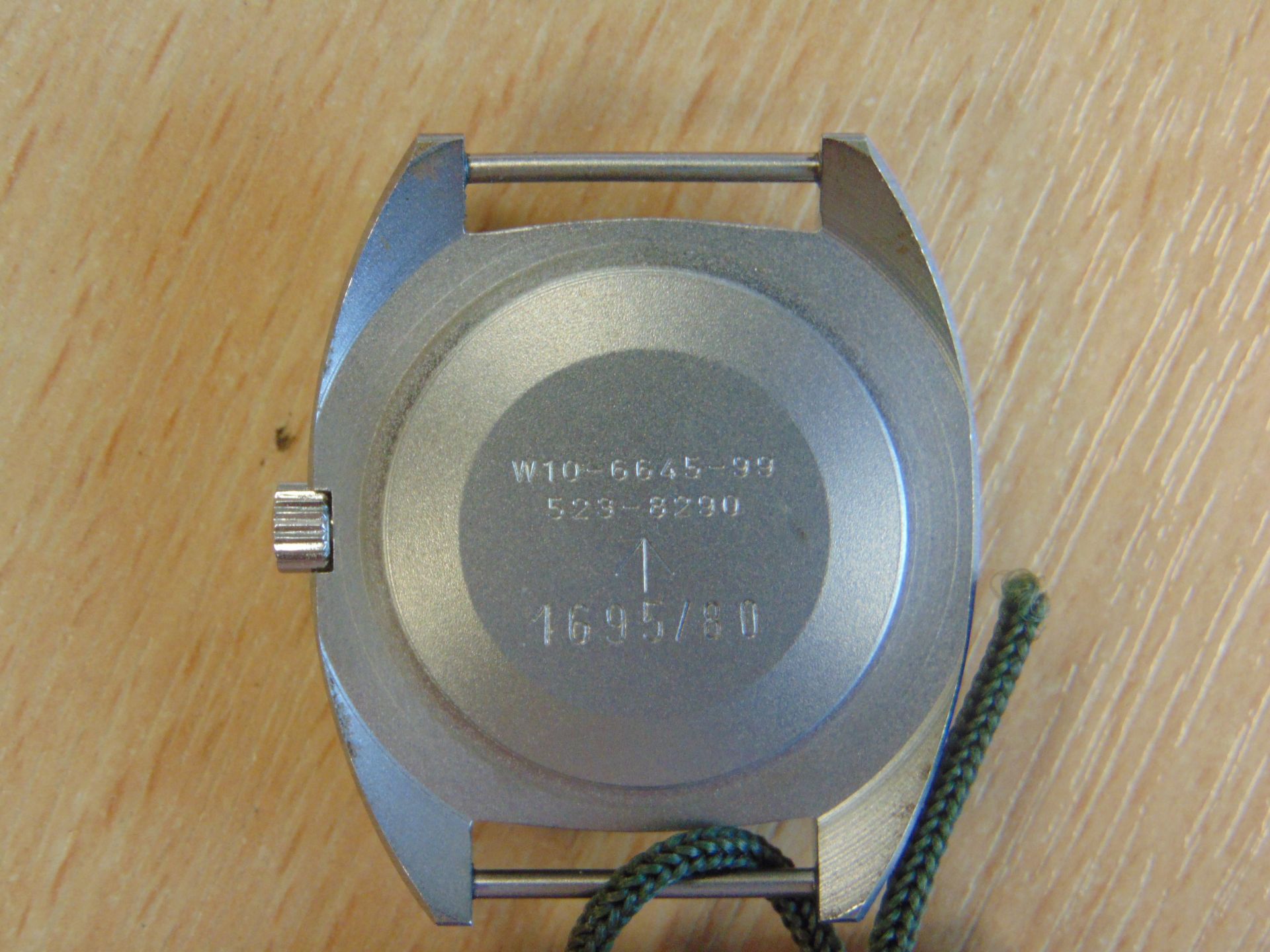 V.V. RARE UNISSUED CWC MECHANICAL W10 BRITISH ARMY SERVICE WATCH NATO MARKINGS DATE 1980 - Image 4 of 5