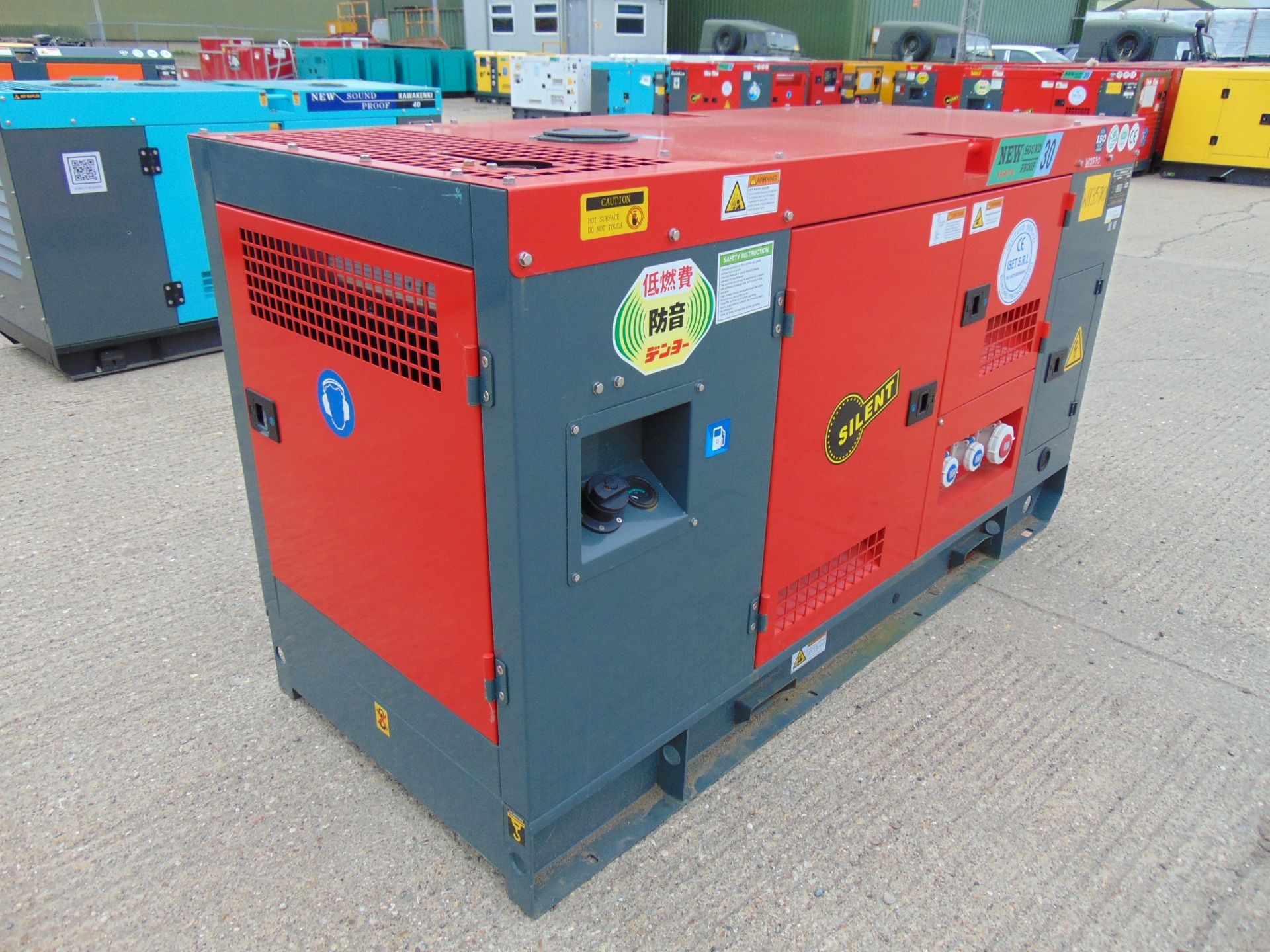 2022 UNISSUED 30 KVA 3 Phase Silent Diesel Generator Set - Image 2 of 18