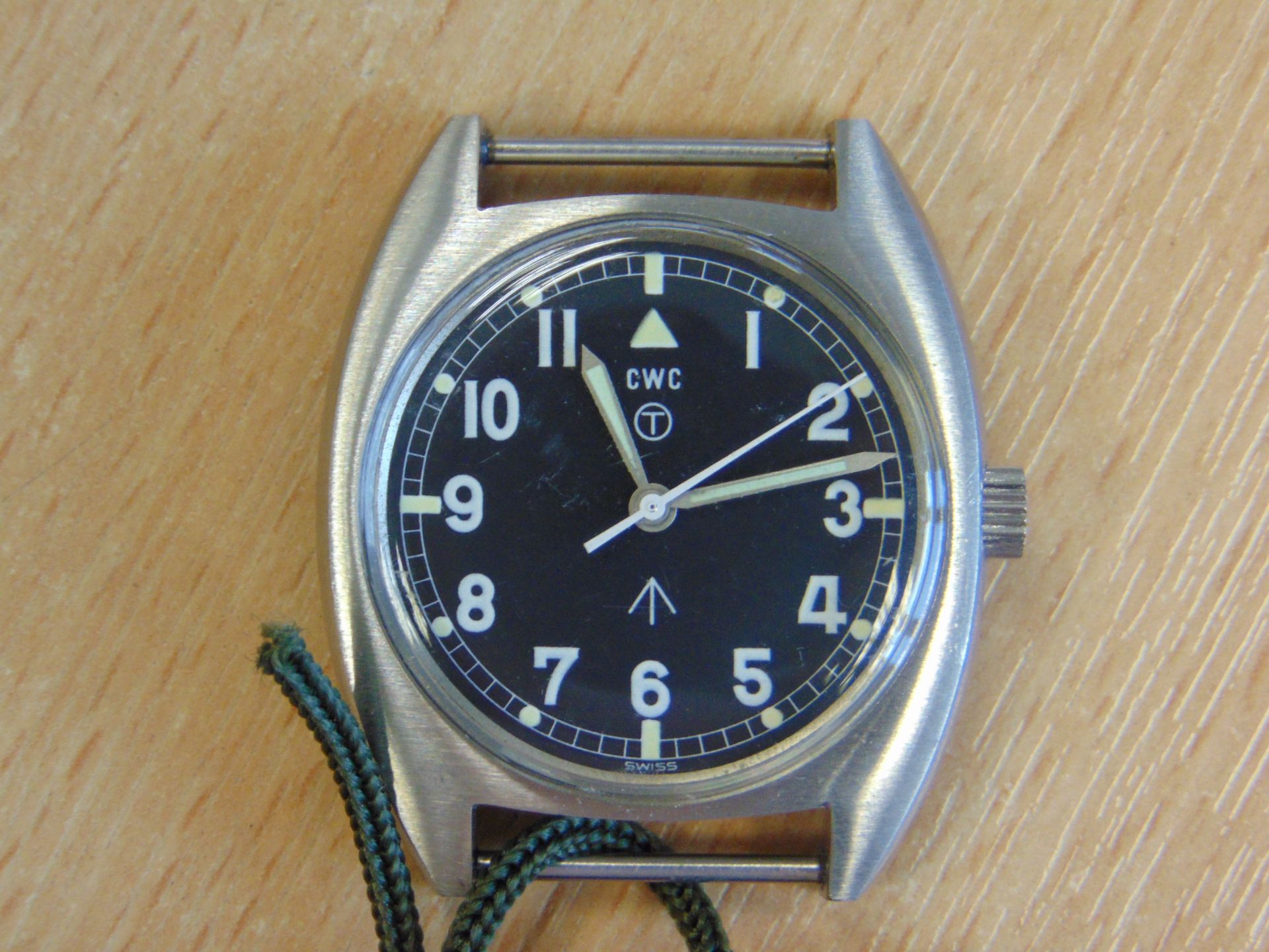 V.V. RARE UNISSUED CWC MECHANICAL W10 BRITISH ARMY SERVICE WATCH NATO MARKINGS DATE 1980