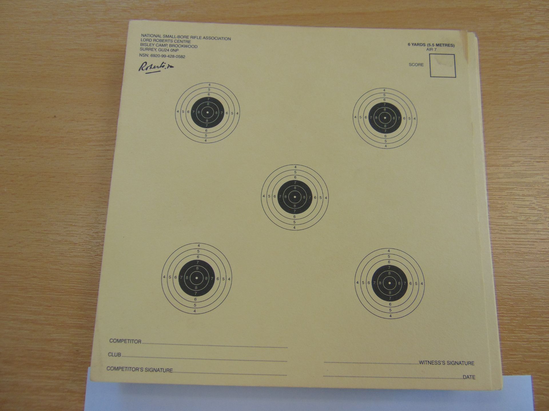 50 x Small bore shooting Targets - Image 2 of 2