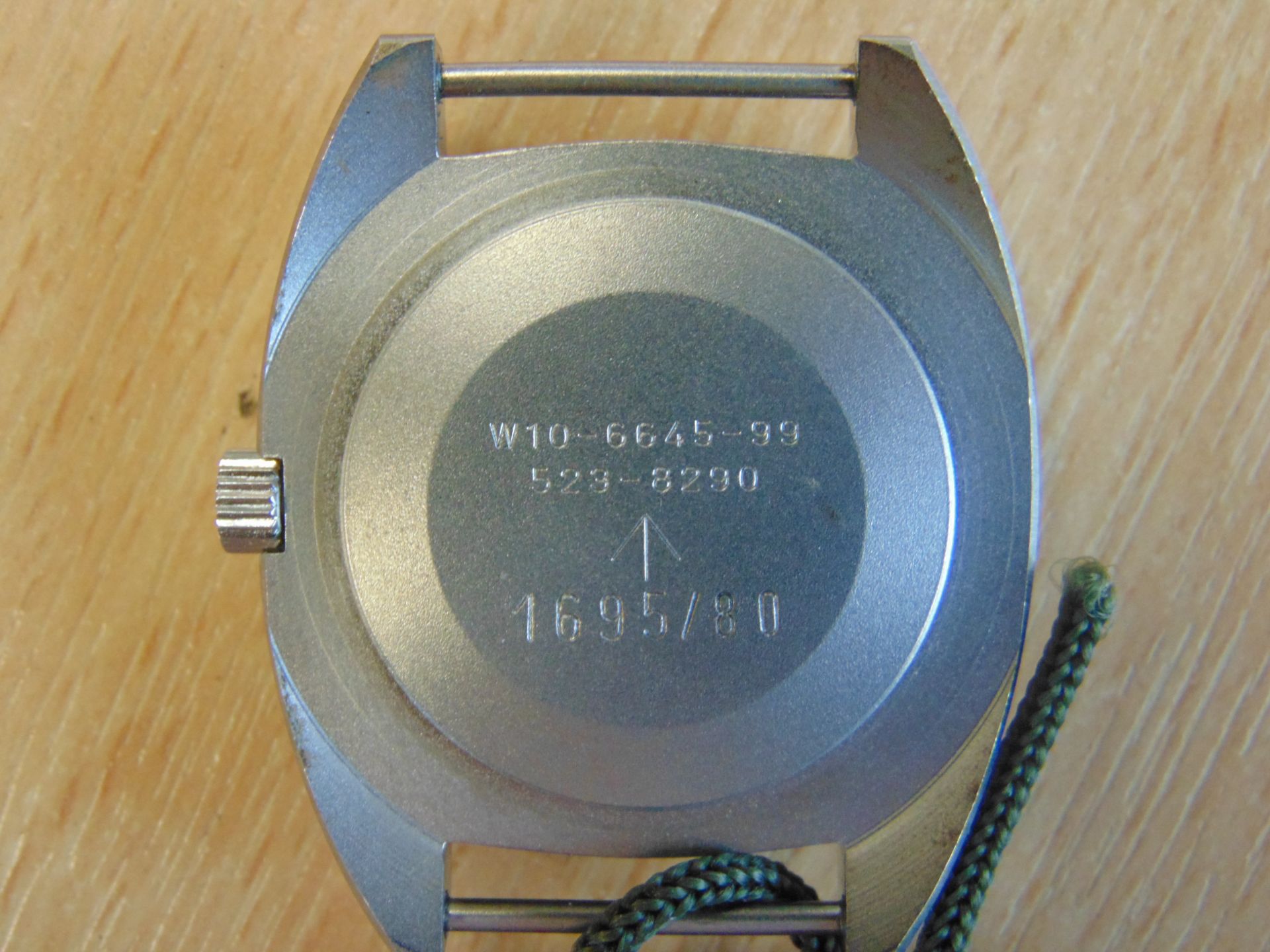 V.V. RARE UNISSUED CWC MECHANICAL W10 BRITISH ARMY SERVICE WATCH NATO MARKINGS DATE 1980 - Image 5 of 5