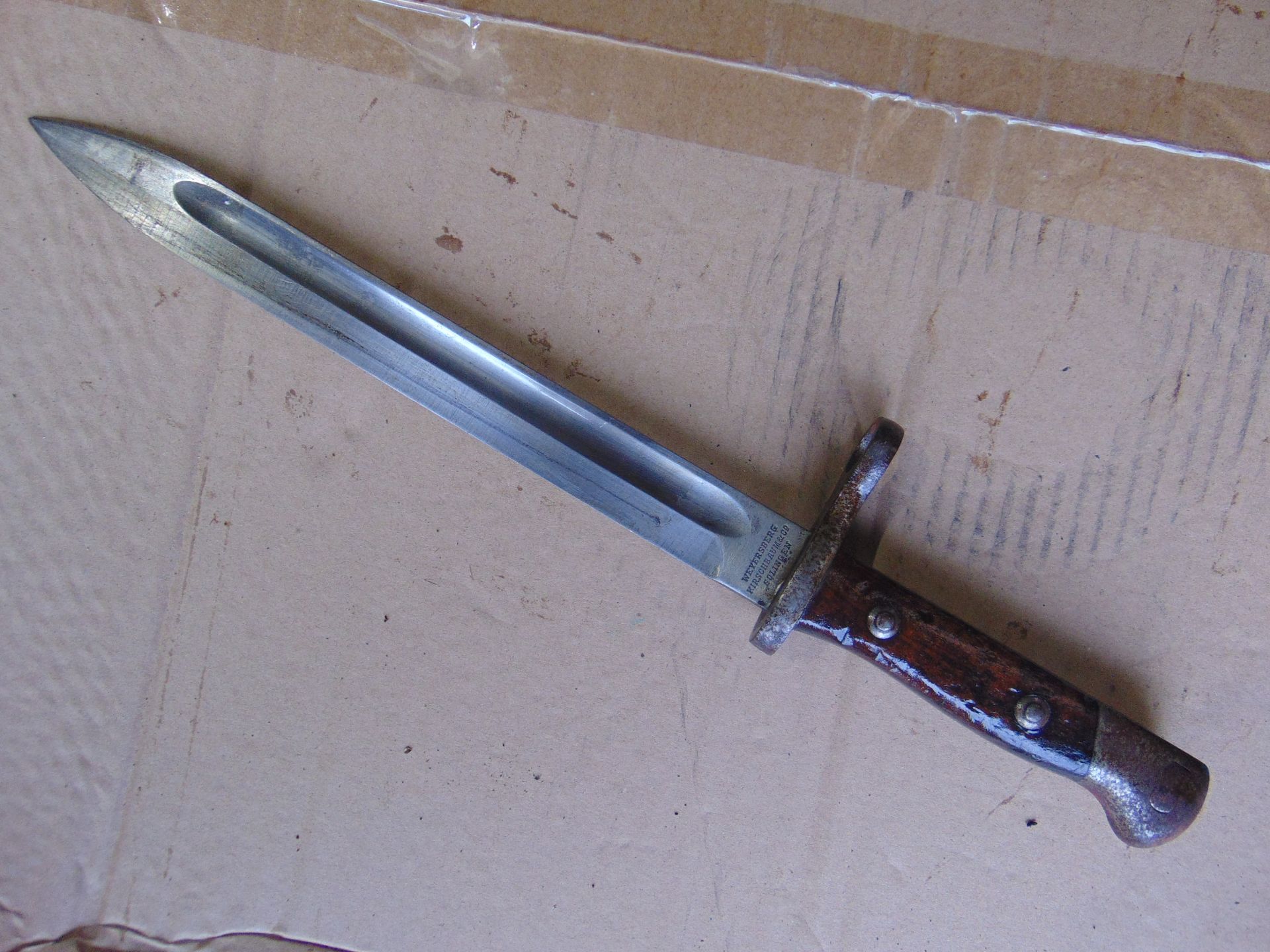 ORIGINAL GERMAN WW2 K98 BAYONET IN SCABARD - Image 9 of 11