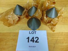 4X UNISSUED N. 89 MK4 NOSE PLUGS IN ORIGINAL GREASE PAPER AS SHOWN