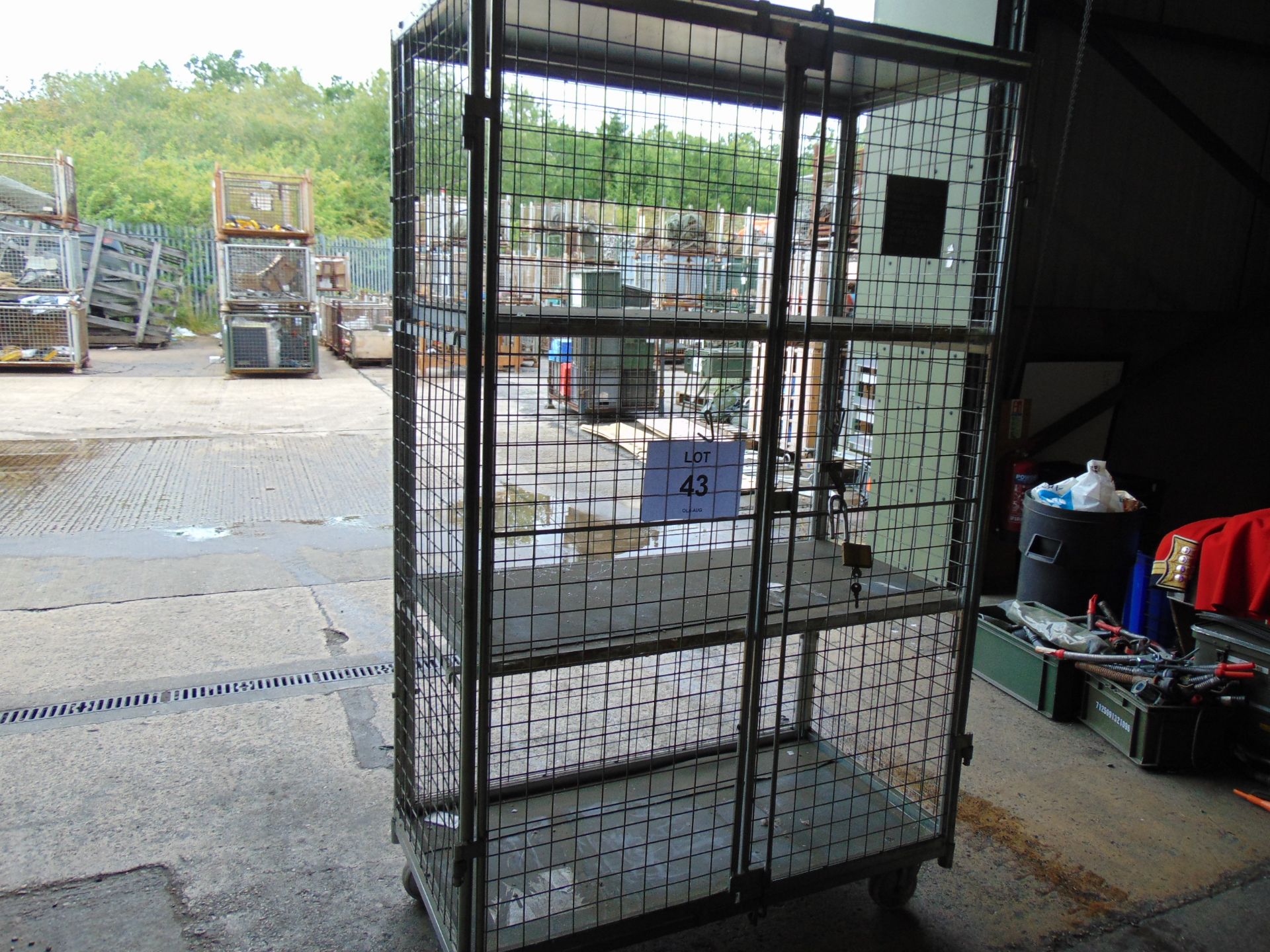 Security Cage c/w lock and Keys