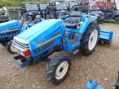 Iseki Landhope 237 4WD Compact Tractor c/w Rotovator ONLY 899 HOURS!