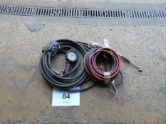 2 x Tyre Inflator Air Lines c/w Shrader Inflator