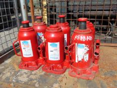 6 x Yankee 20 ton Hydraulic Jacks