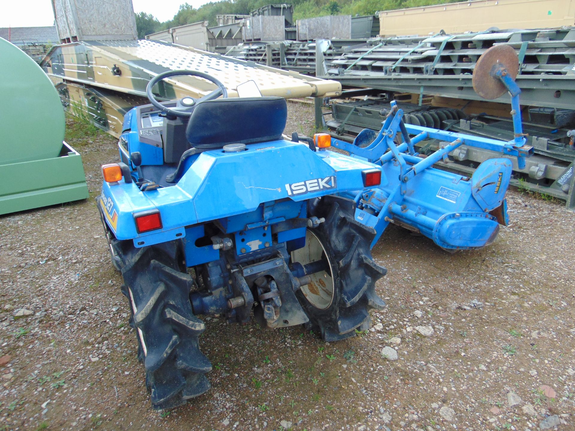Iseki Landhope 127 4WD Compact Tractor c/w Rotovator ONLY 591 HOURS! - Image 3 of 13