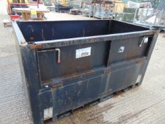 Heavy Duty Steel Drop Front MoD Stacking Stillage Good Condition 6FT x 3 FT 6ins x 3 FT 2 ins