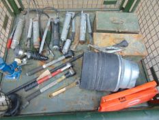 1 x Stillage of Tools, Tool Boxes, Torque Wrenches, Grease Guns etc