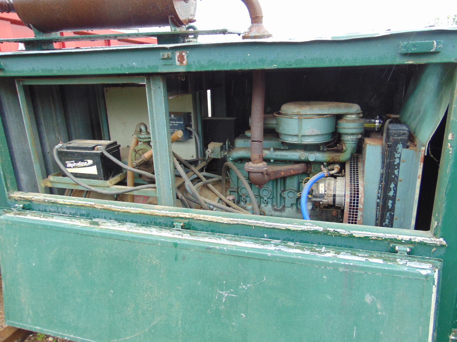 Newage Stamford Perkins Diesel Powered 3 phase 35KVA Generator - Image 8 of 11