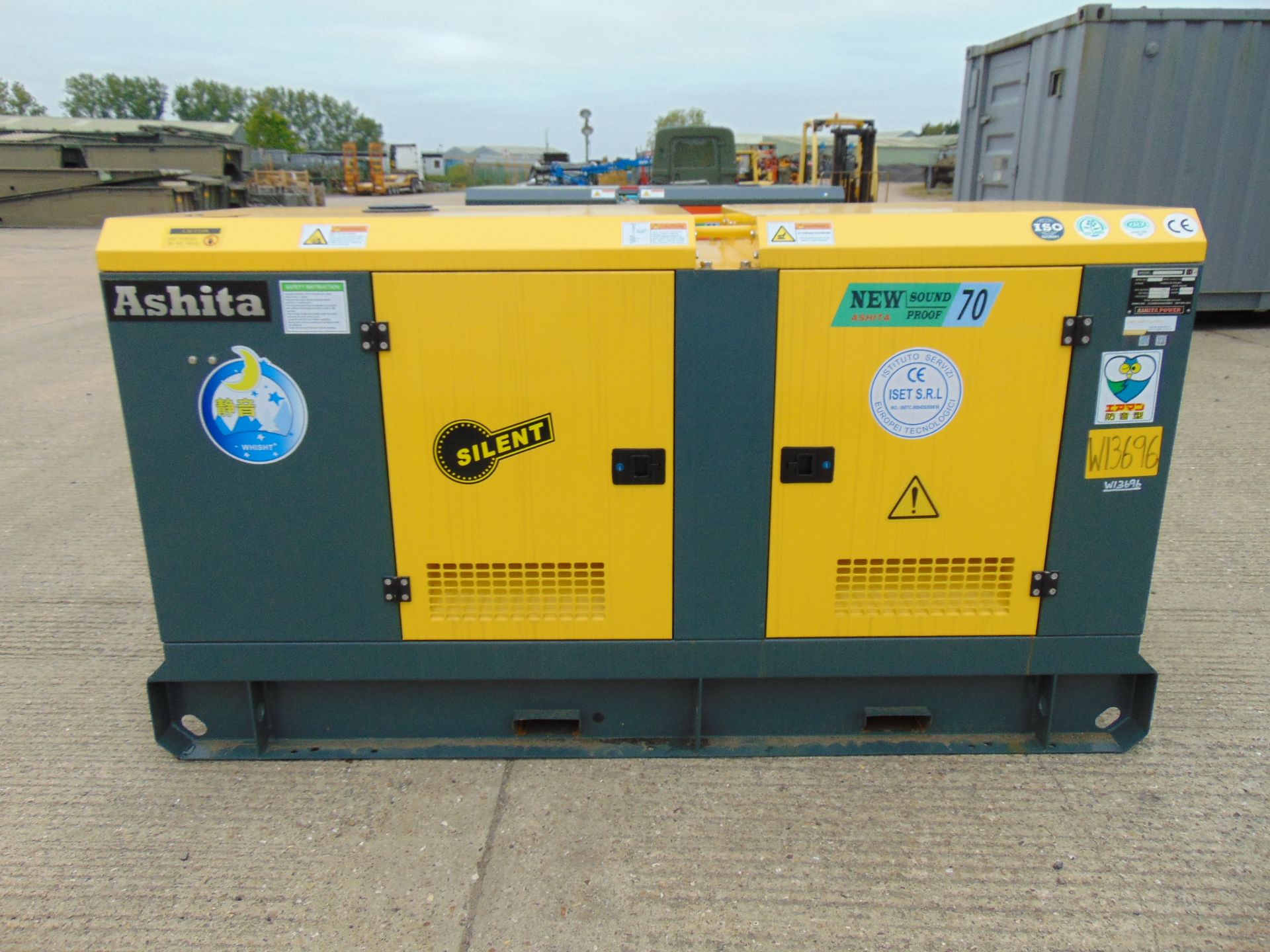 2023 UNISSUED 70 KVA 3 Phase Silent Diesel Generator Set - Image 4 of 15