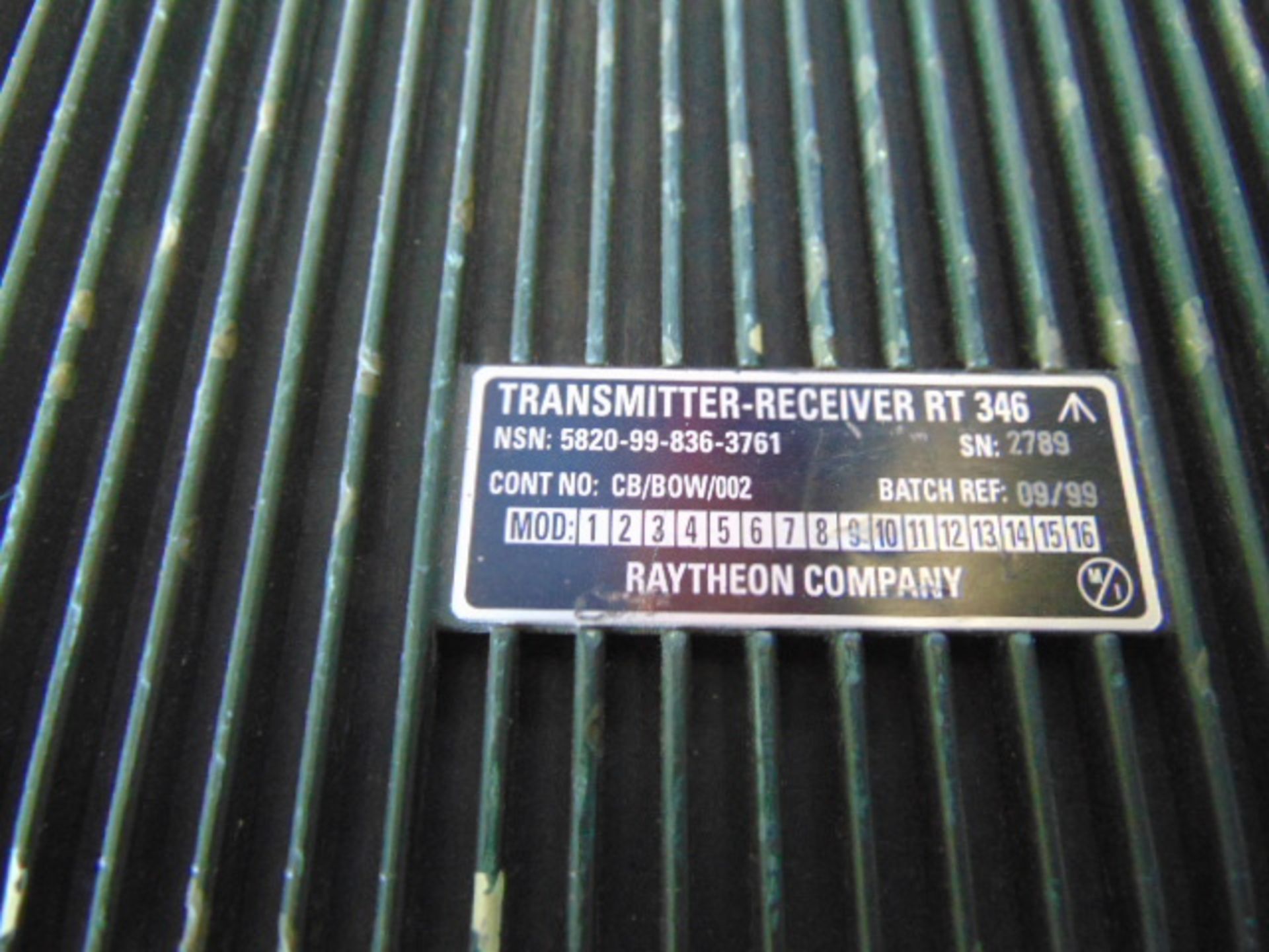 Clansman RT346 Transmitter Receiver Man by Raytheon Company - Bild 5 aus 5