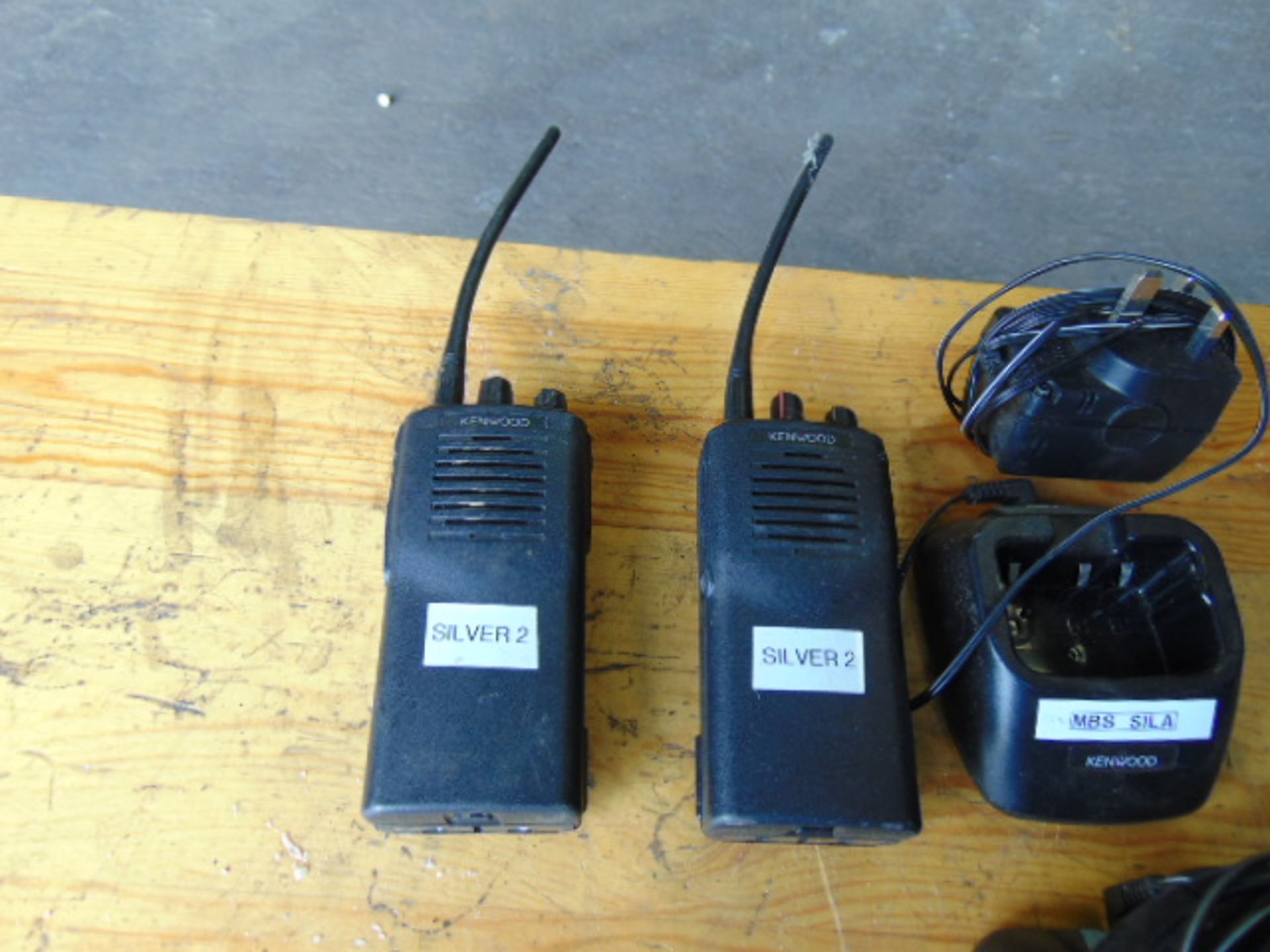 2 x Kenwood Walkie Talkies c/w Chargers and Main Adapters - Image 6 of 6