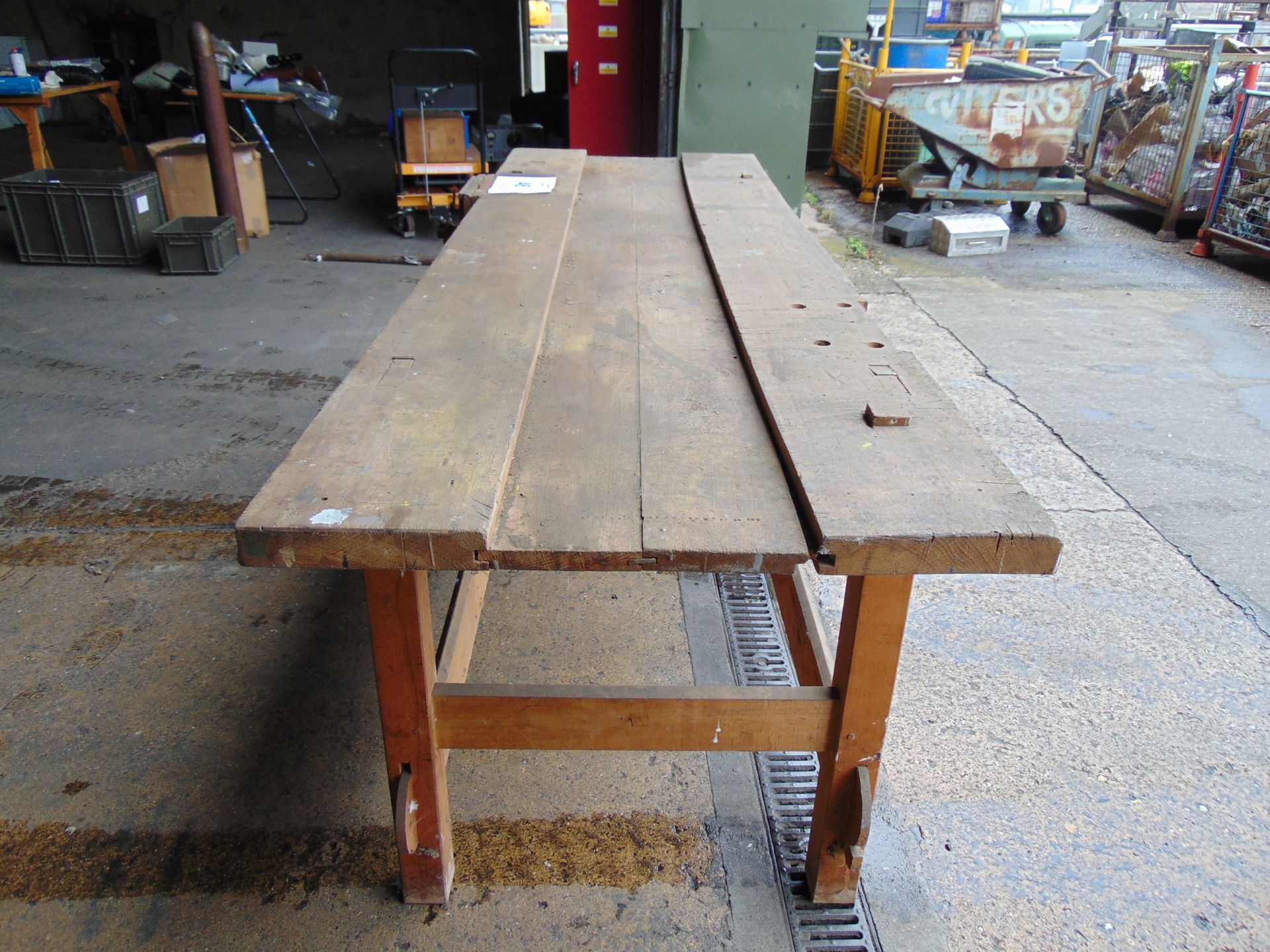 8 ft Workshop Bench c/w Vice - Image 2 of 7