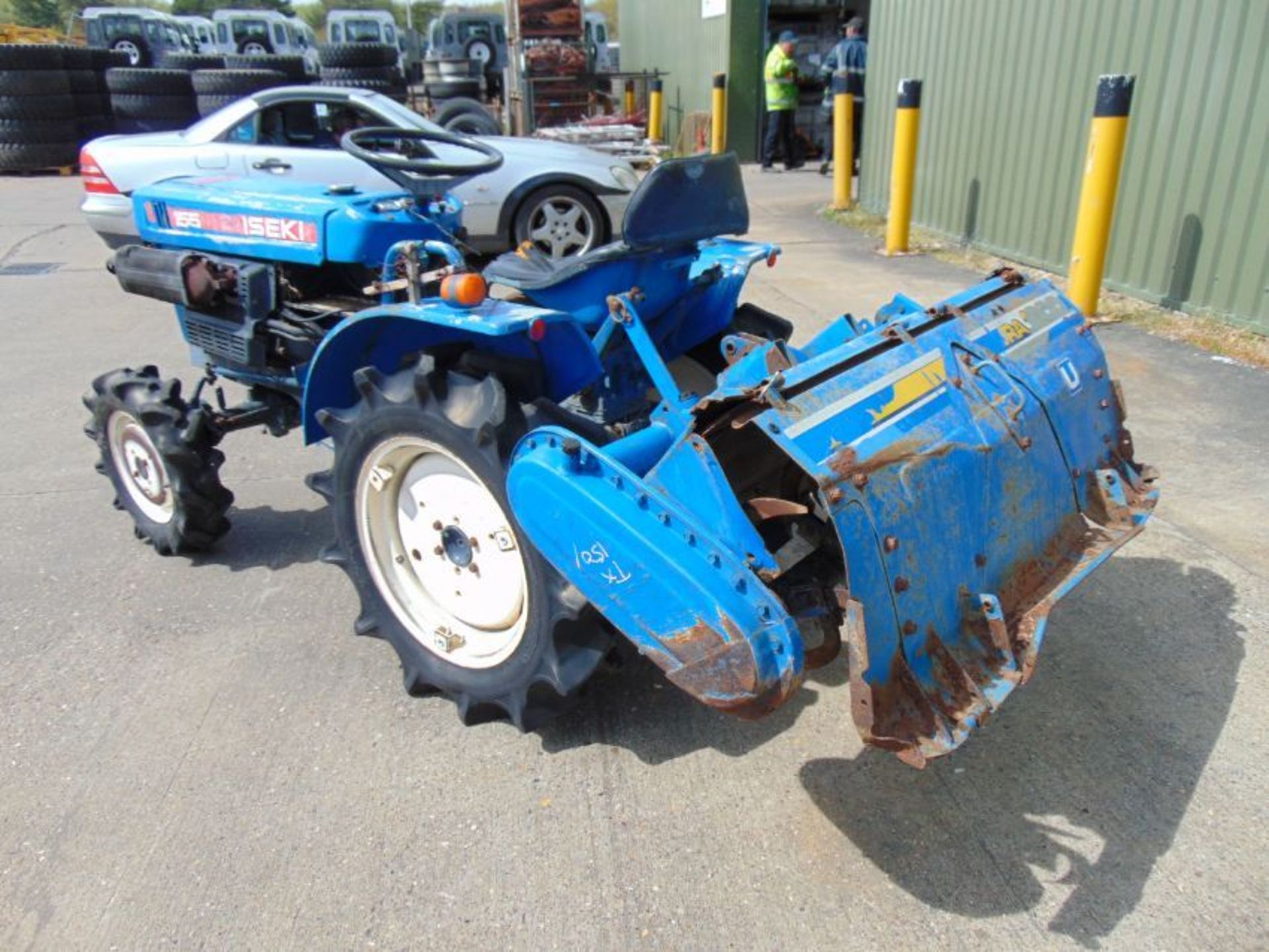 Iseki 155 4WD Compact Tractor c/w Rotovator ONLY 218 HOURS! - Image 6 of 19