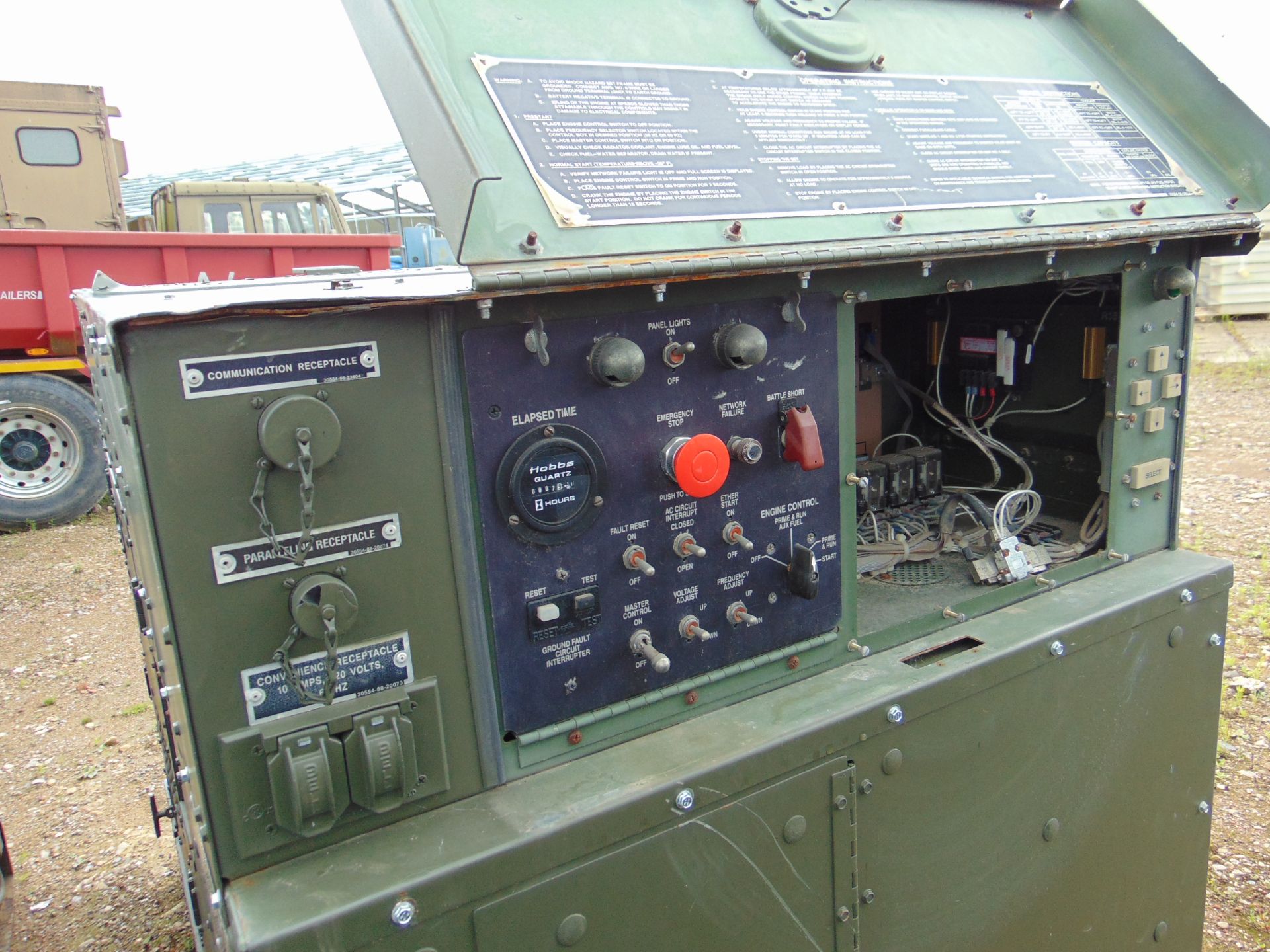 MEP-806B John Deere Diesel Powered 3 phase 75KVA 60KW-50/60HZ Generator - Image 5 of 10