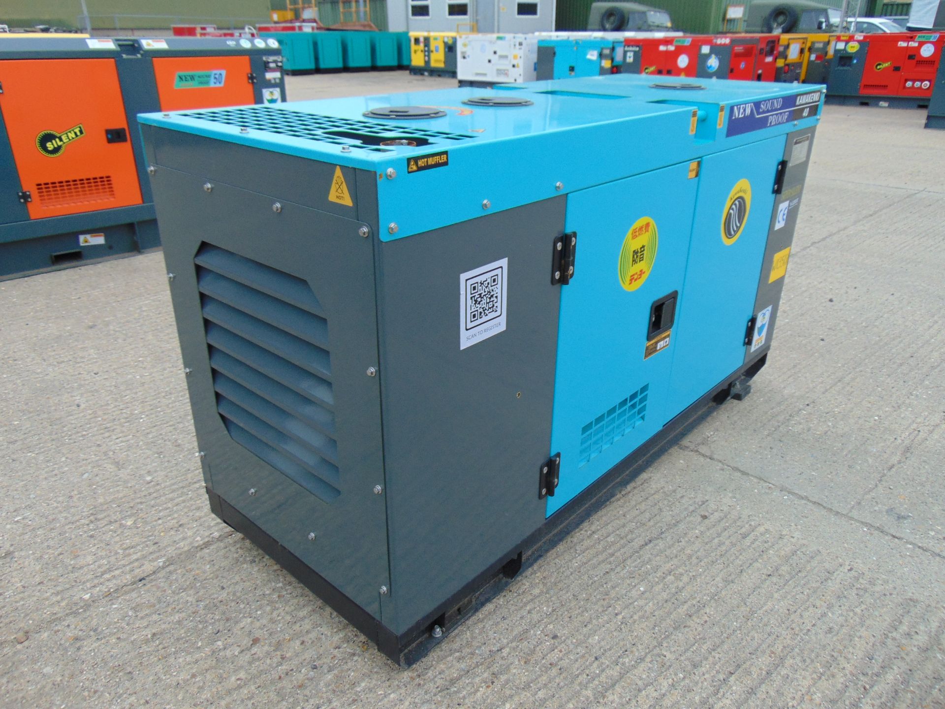 2022 UNISSUED 40 KVA 3 Phase Silent Diesel Generator Set - Image 2 of 16