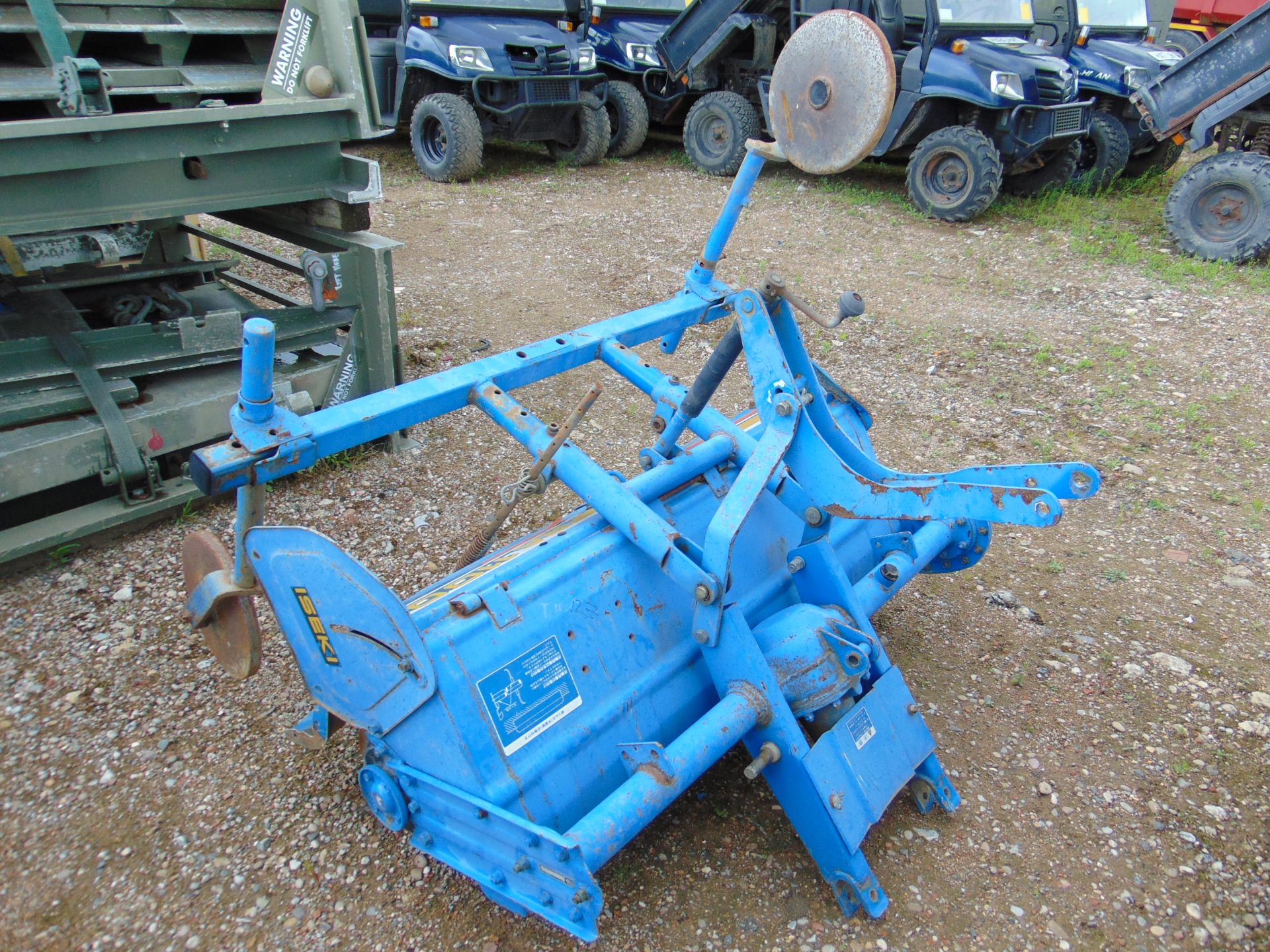 Iseki Landhope 127 4WD Compact Tractor c/w Rotovator ONLY 591 HOURS! - Image 9 of 13