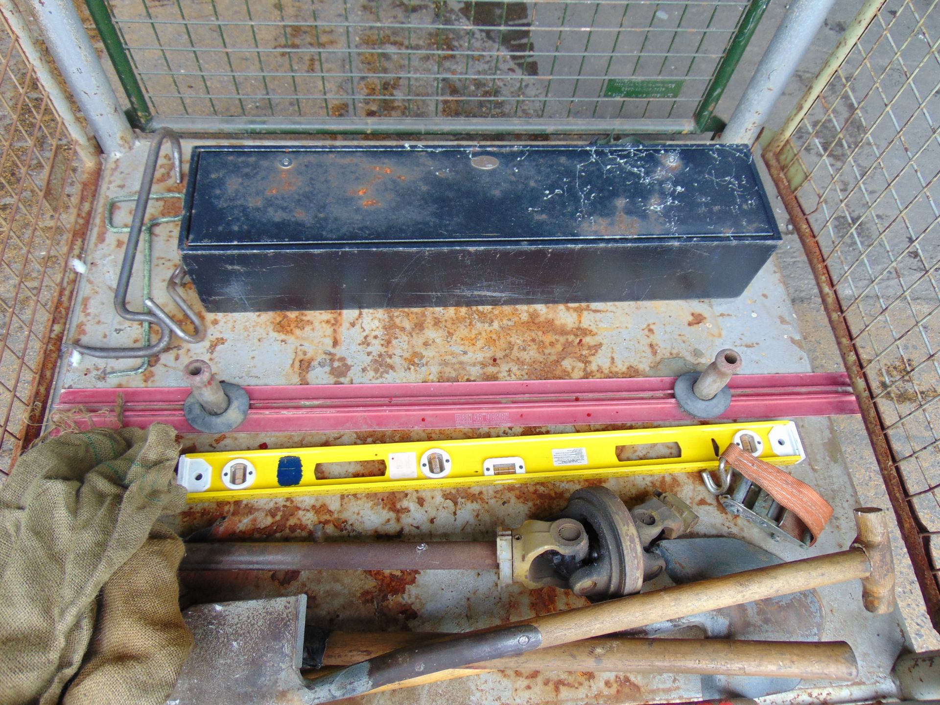 1 x Stillage of Construction Tools Gun Cabinet, PTO Shaft Etc - Image 2 of 5