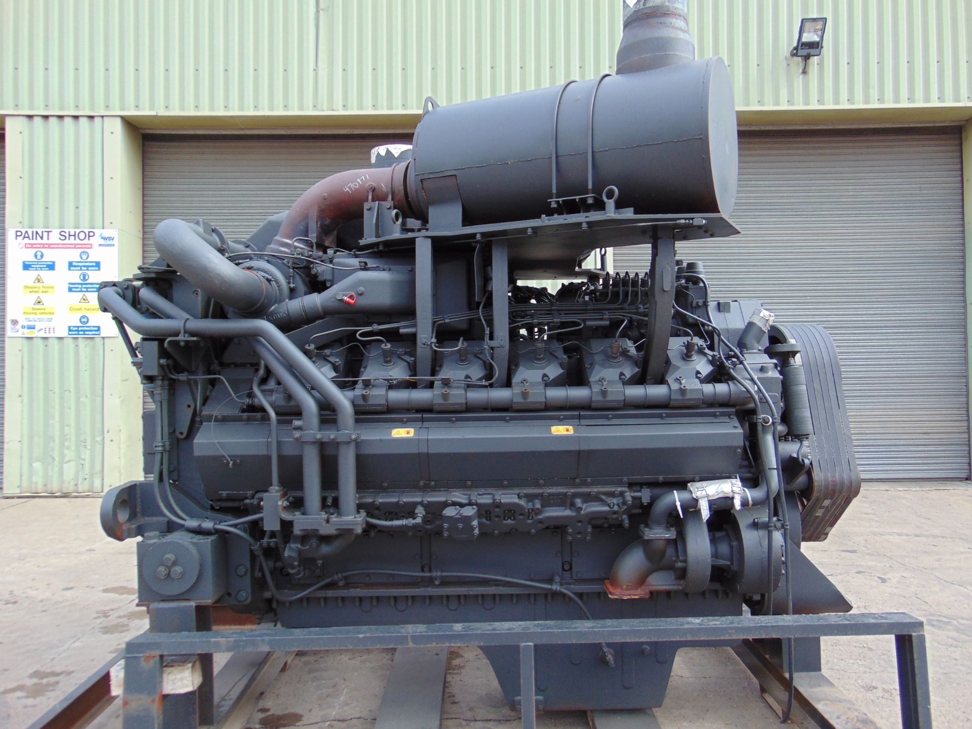 Factory Reconditioned Komatsu SA12V170E-2 V12 Turbo Diesel Engine Suits Komatsu D575A Bulldozer - Image 2 of 29