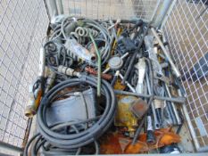 1 x Stillage of Tools, Trailer Cables, Jacks, Wheel Spanners etc
