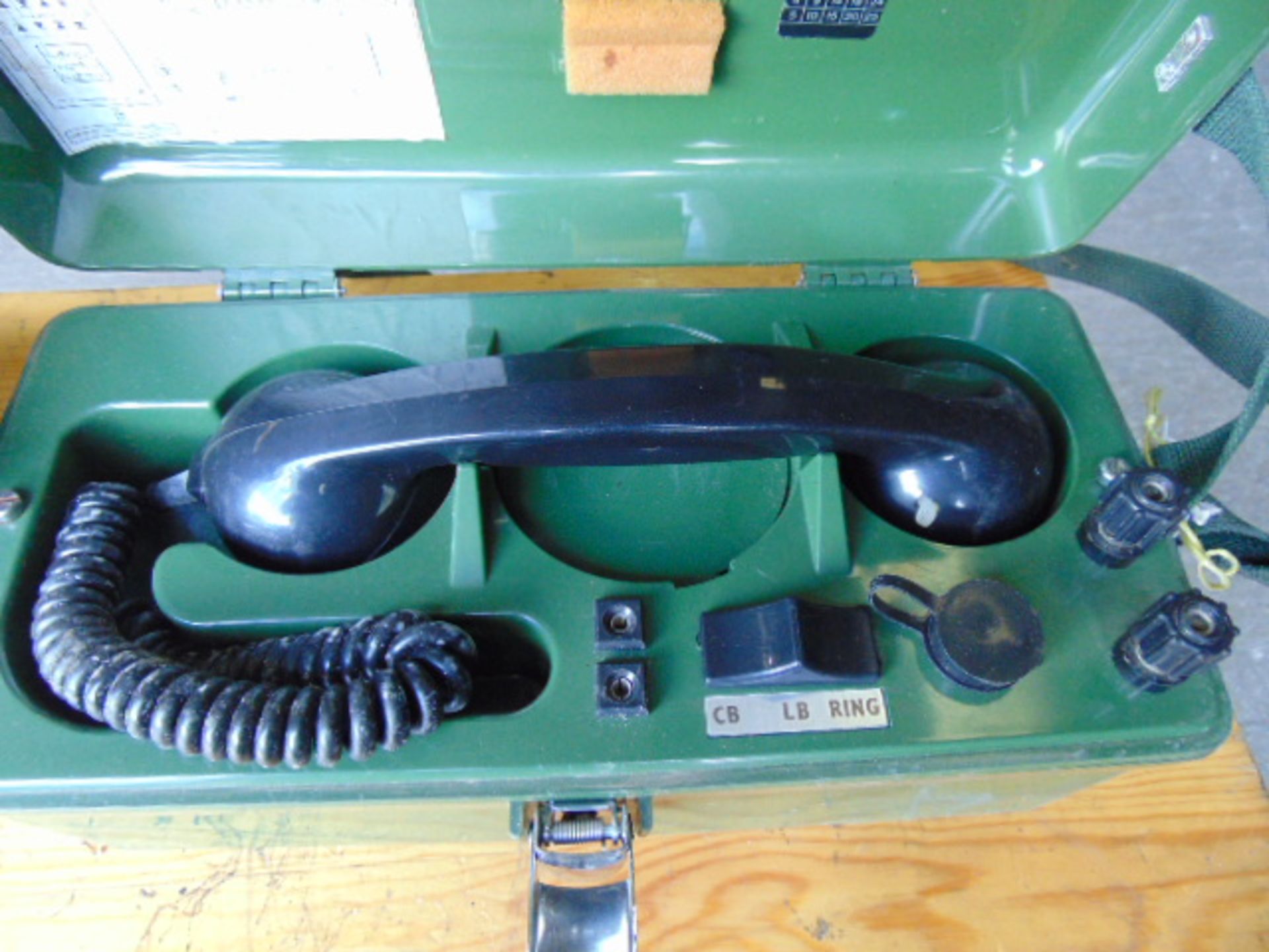 2 x UK PTC 405 Filed Telephones - Image 3 of 9