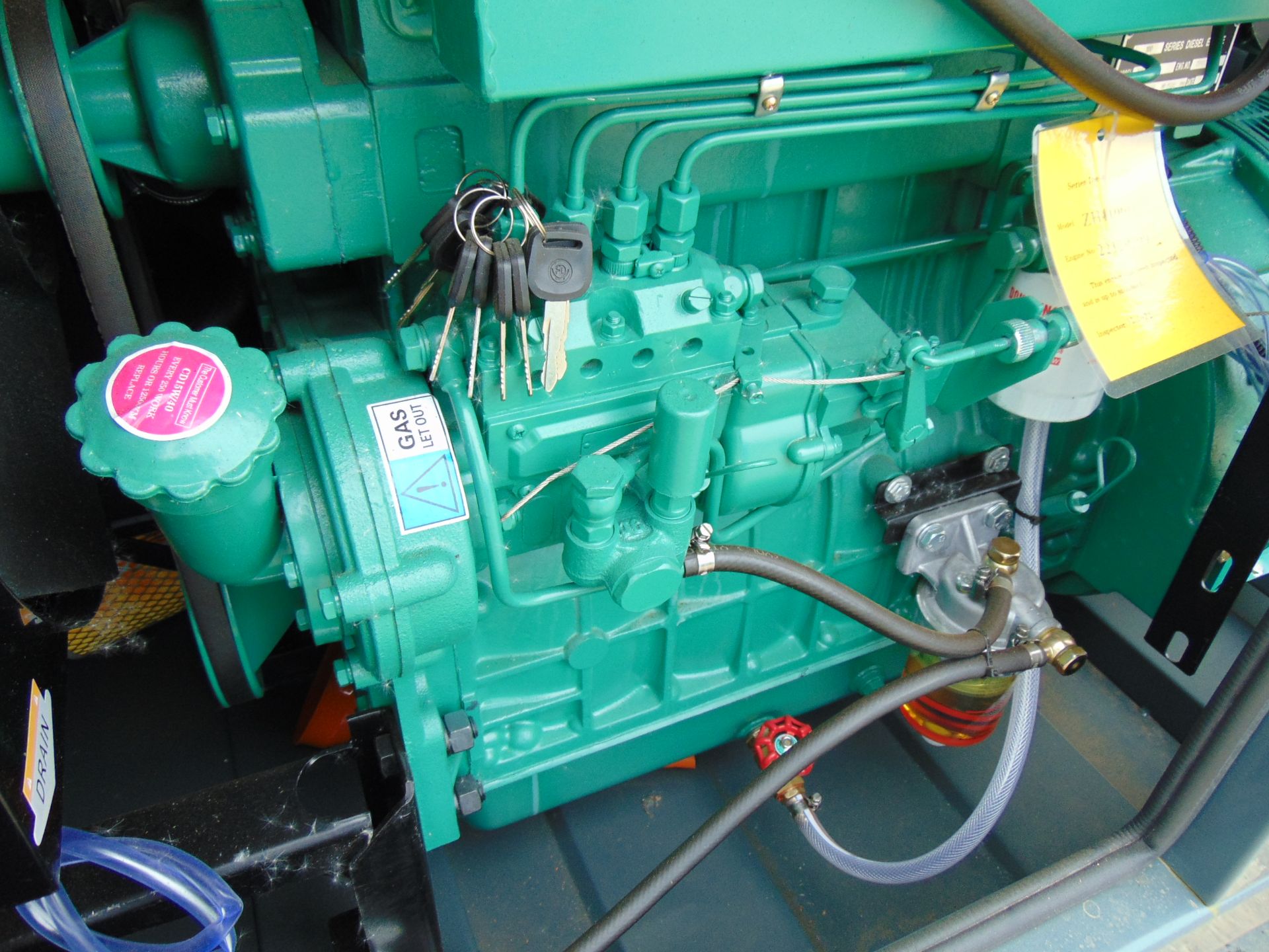 2023 UNISSUED 50 KVA 3 Phase Silent Diesel Generator Set - Image 15 of 17