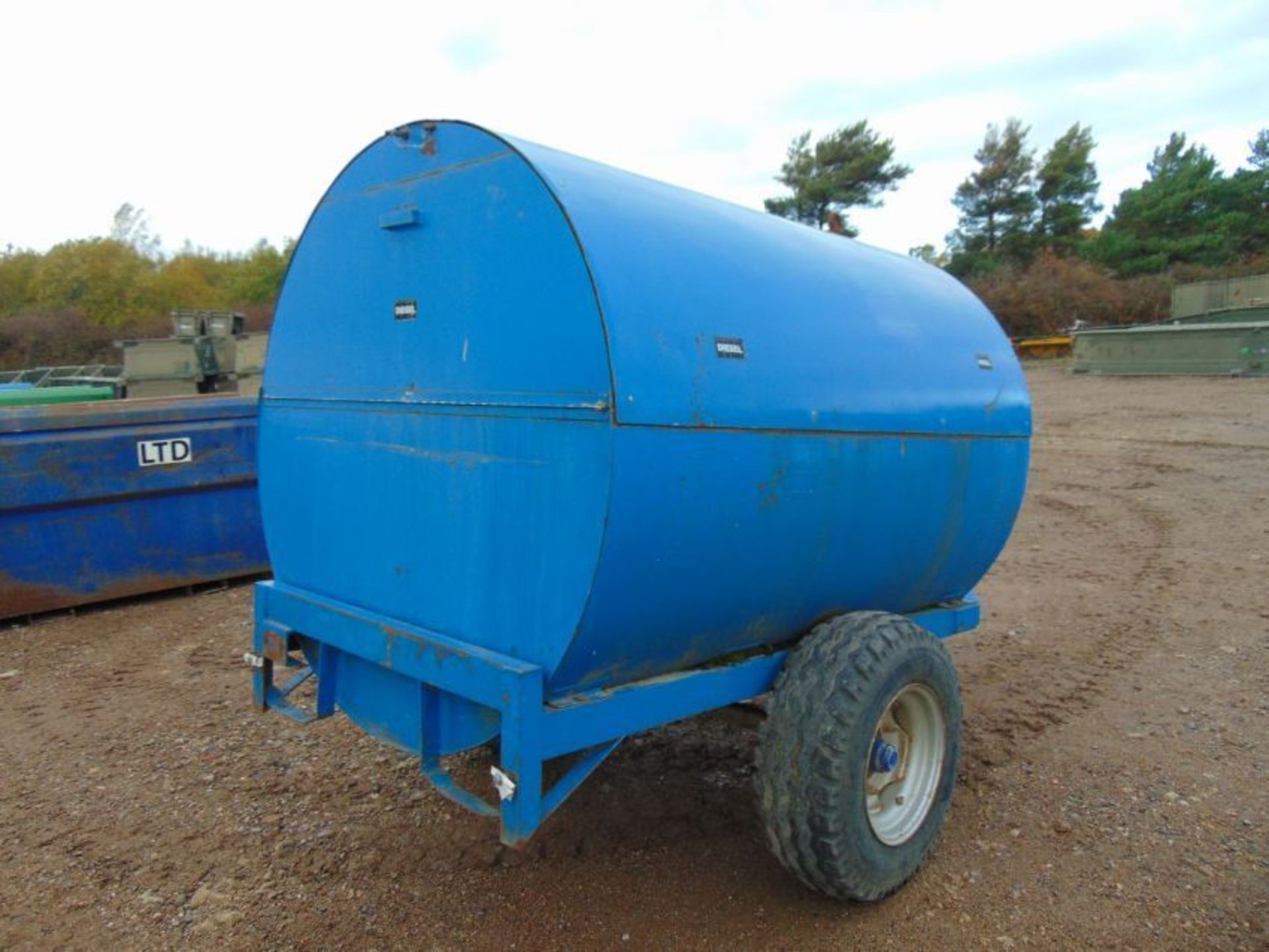 Trailer Engineering Single Axle 2140 Litre Towable Bunded Diesel Fuel Bowser - Image 6 of 10