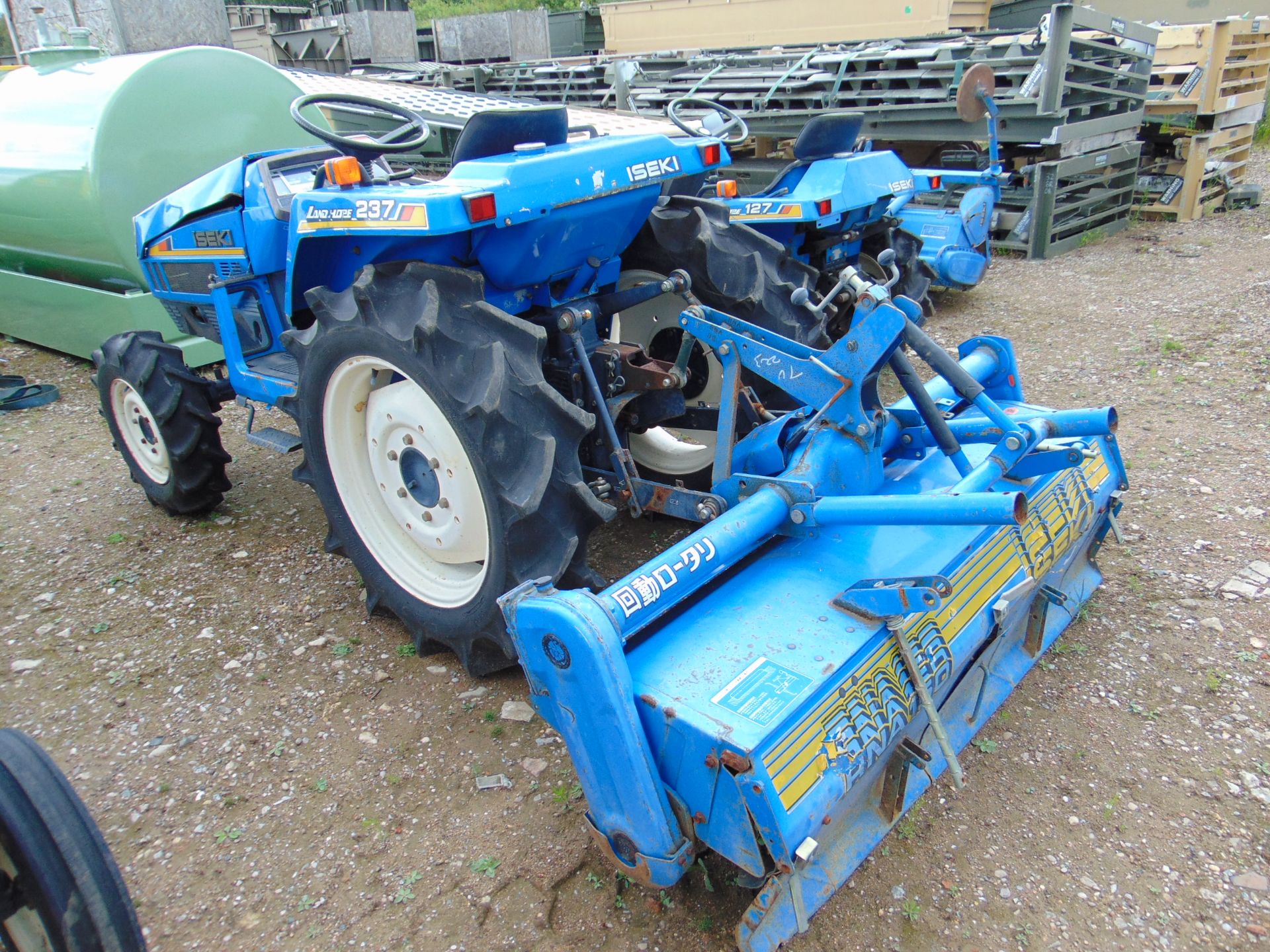 Iseki Landhope 237 4WD Compact Tractor c/w Rotovator ONLY 899 HOURS! - Image 6 of 11