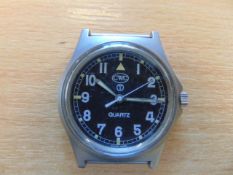 CWC W10 British Army Service Watch Nato Marks, Date 1998, New Battery and Strap