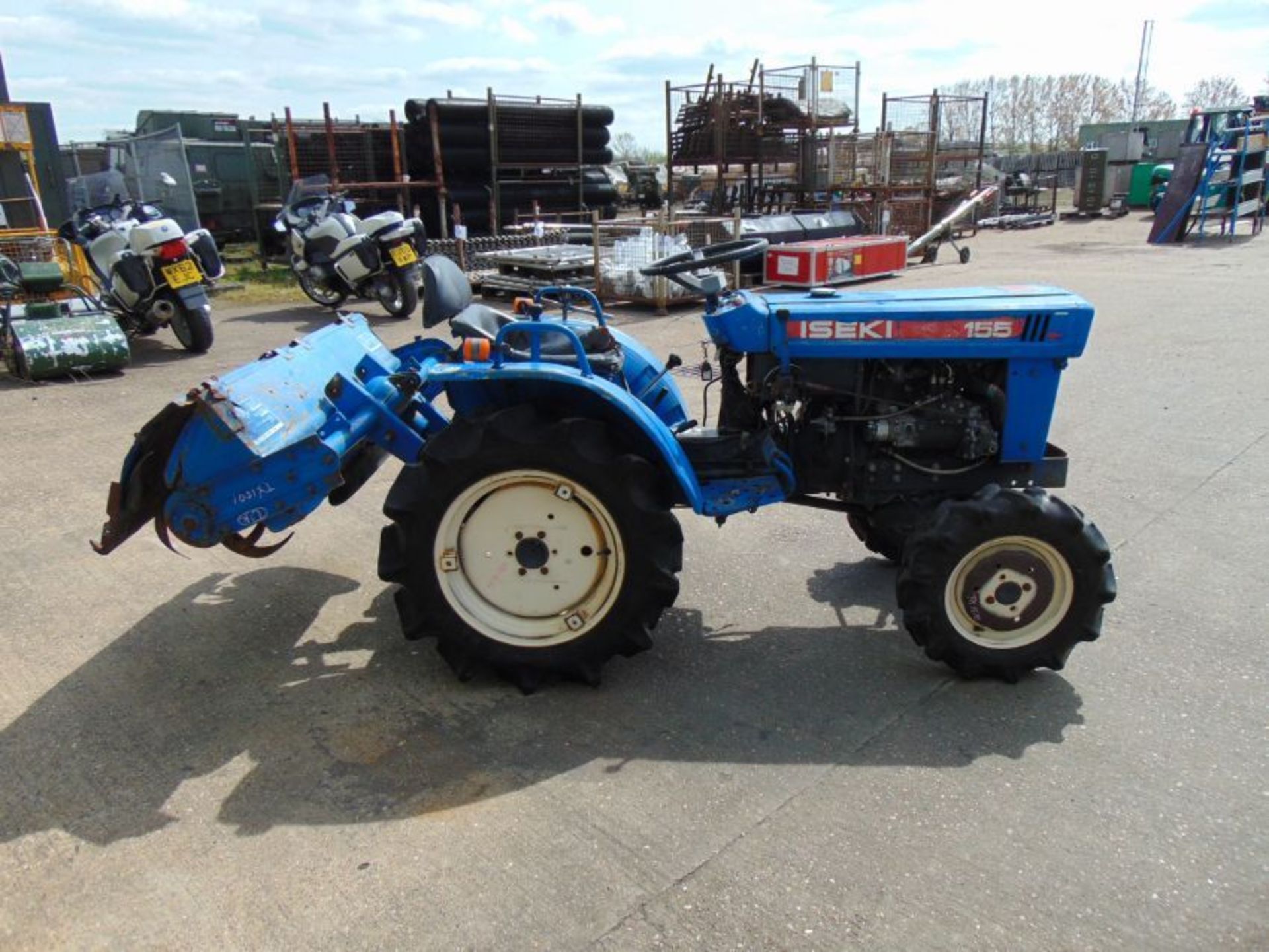 Iseki 155 4WD Compact Tractor c/w Rotovator ONLY 218 HOURS! - Image 4 of 19