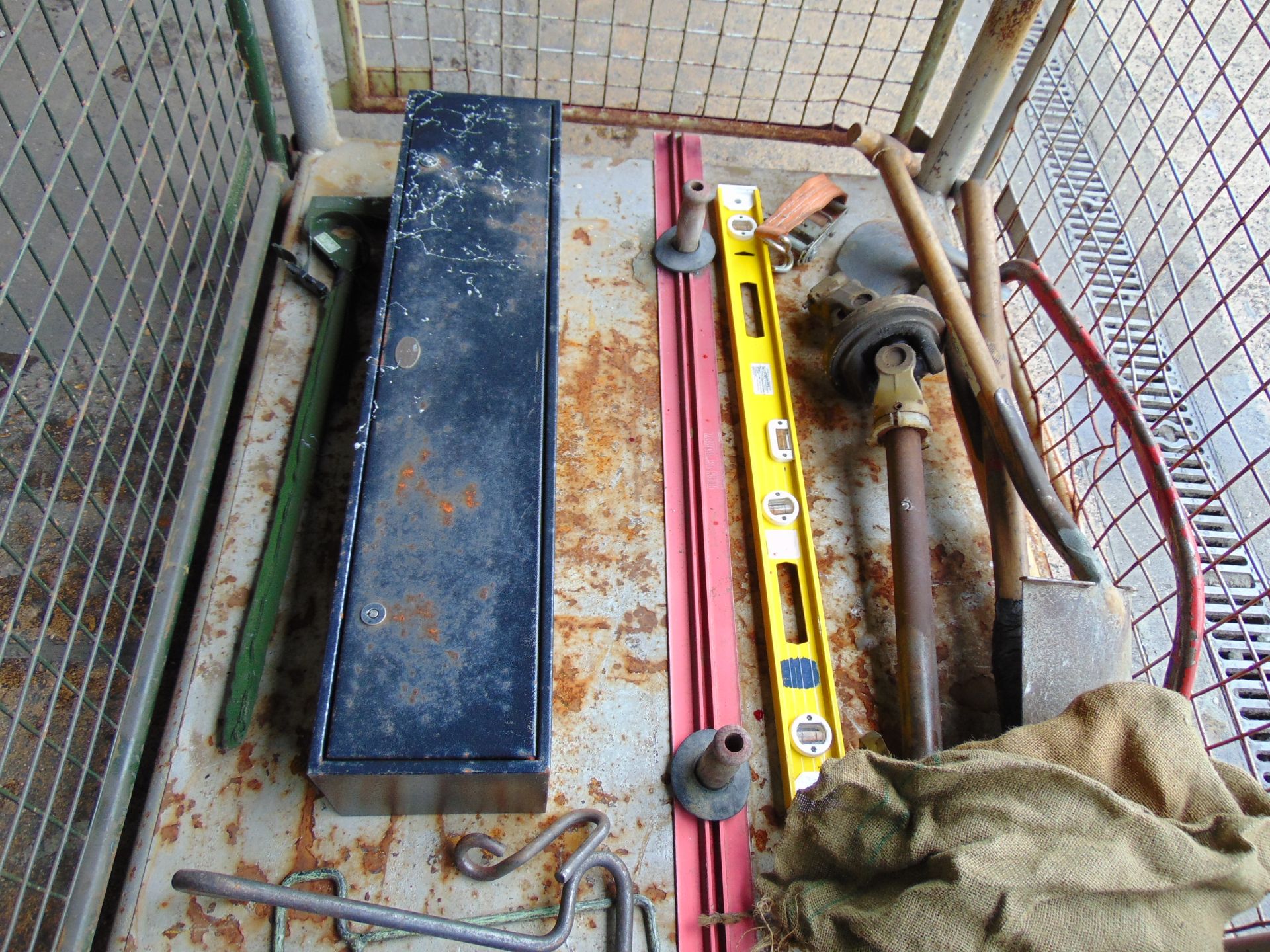 1 x Stillage of Construction Tools Gun Cabinet, PTO Shaft Etc - Image 4 of 5