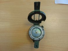 Stanley London British Army Brass Prismatic Compass in Mils, Nato Marks