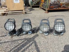 4 x Hella Magnetic Spotlights