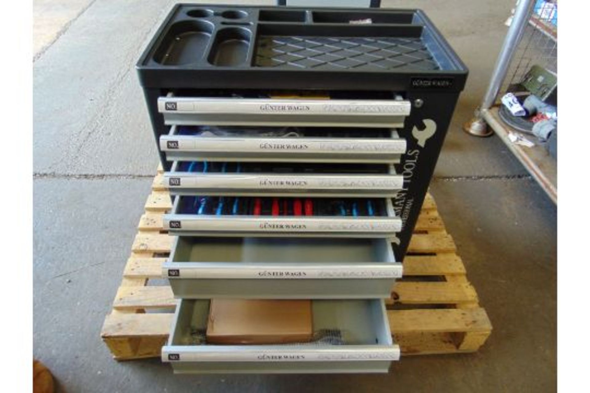 **NEW Unused** 6 Drawer Tool Cabinet inc 220Pcs Tools - Image 2 of 15