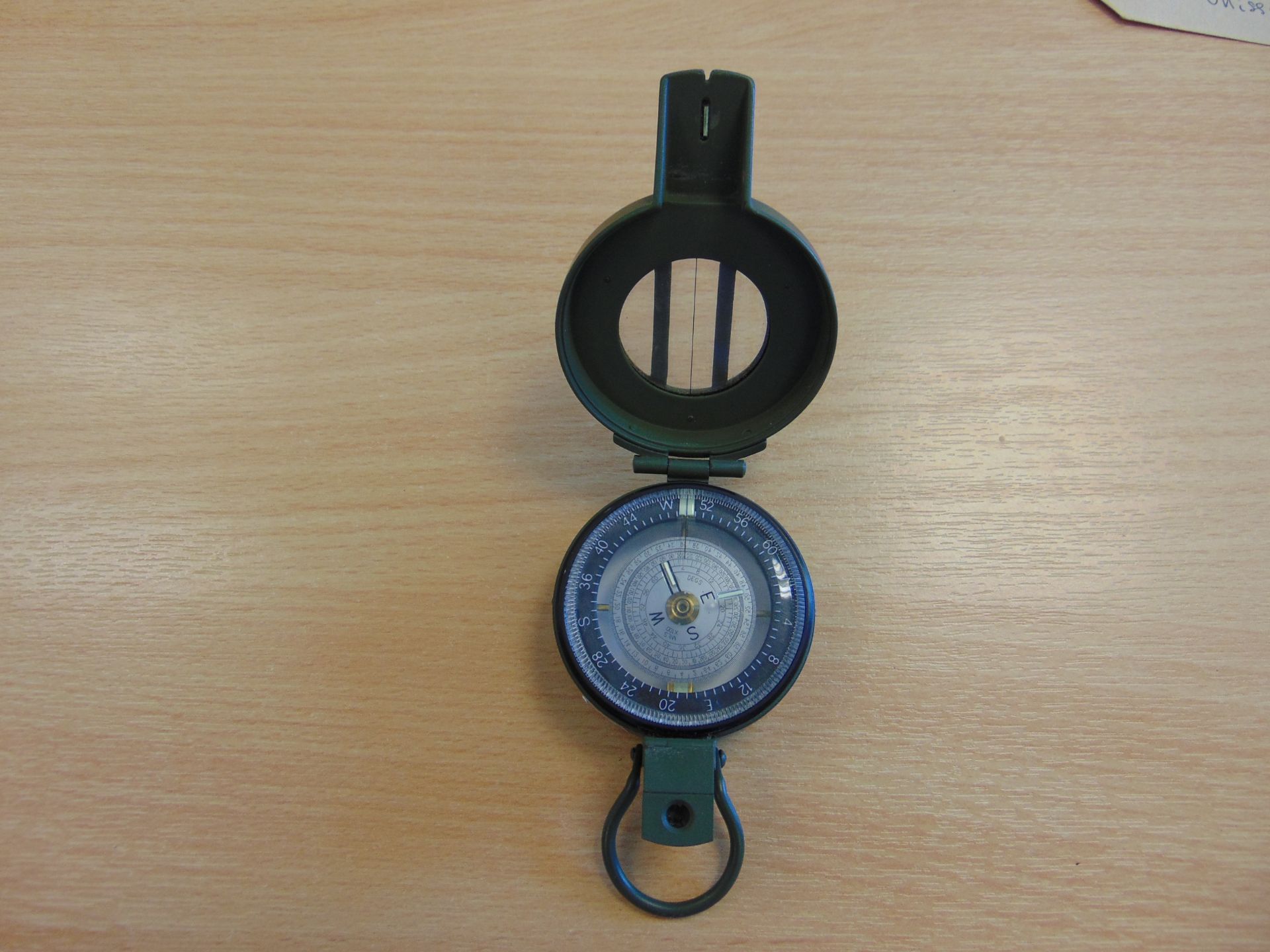 British Army Francis Barker M88 Prismatic Compass in Mils, Unissued Condition