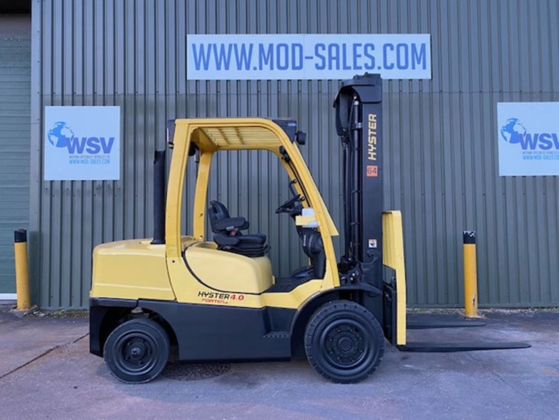2015 Hyster H4.0 Fortens 4 ton Diesel Forklift ONLY 6,362 HOURS! - Image 13 of 26